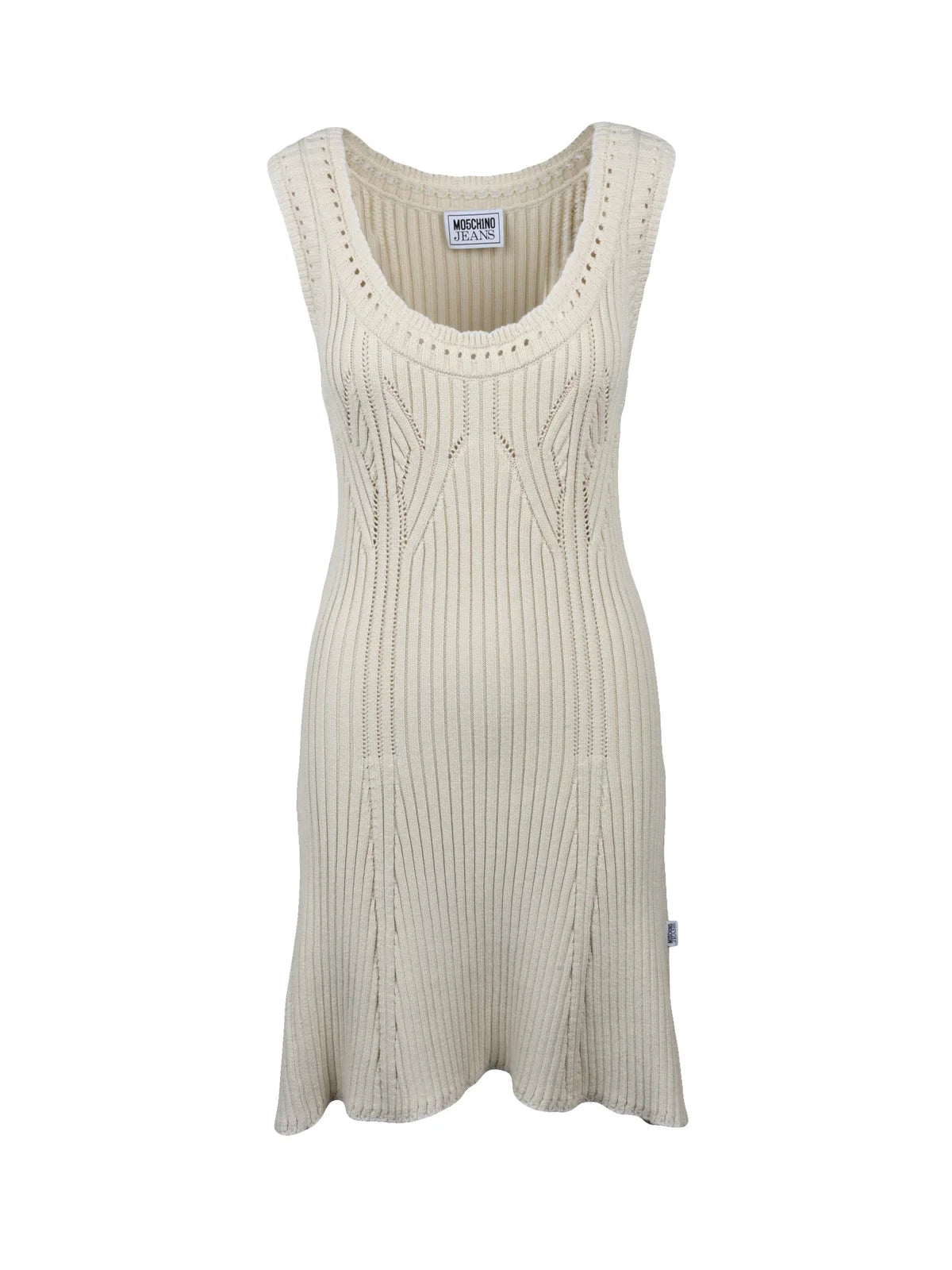 Moschino Jeans Abito Tricot Beige