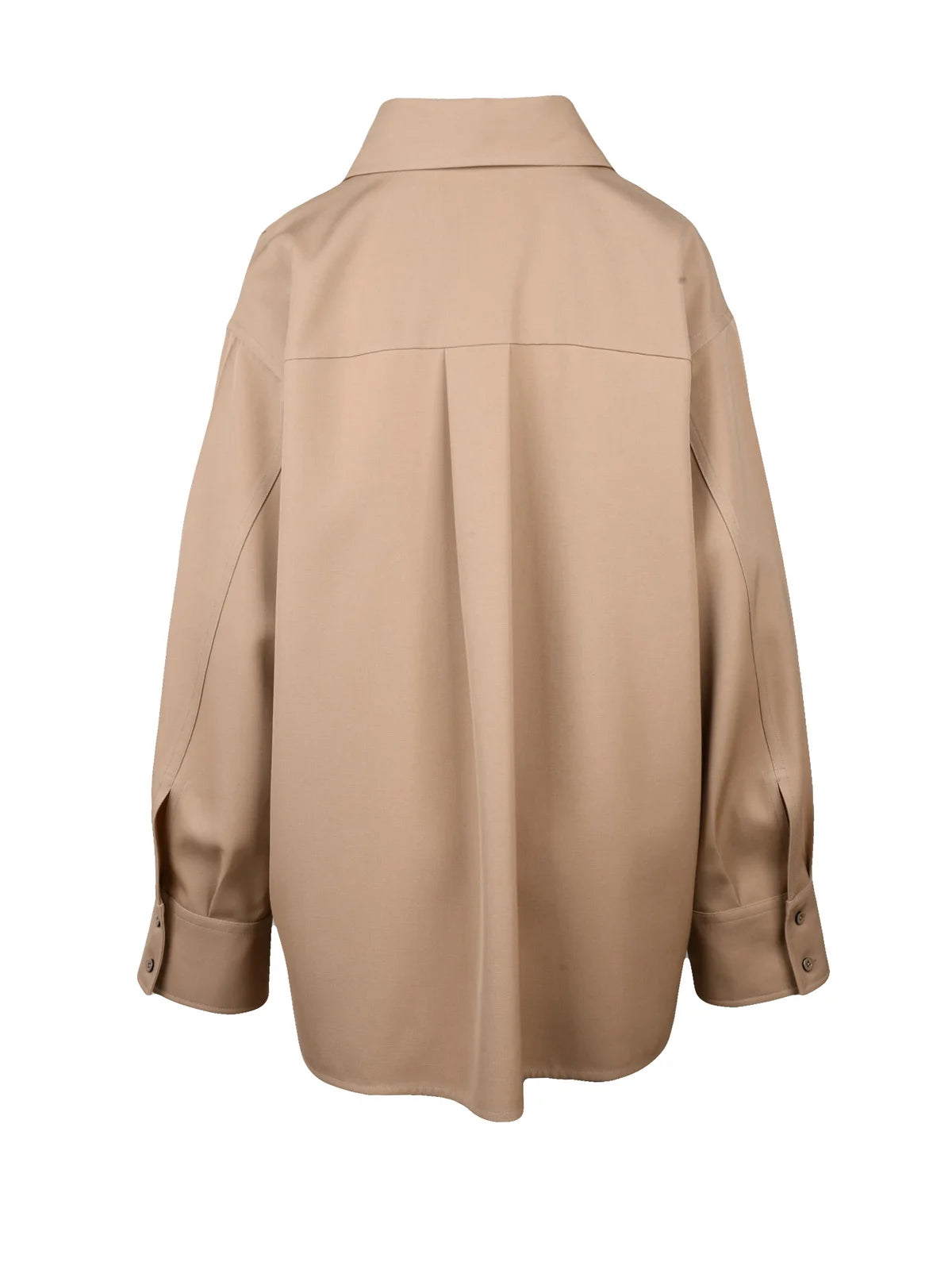 Jil Sander Camicia Lana Oversize - Beige