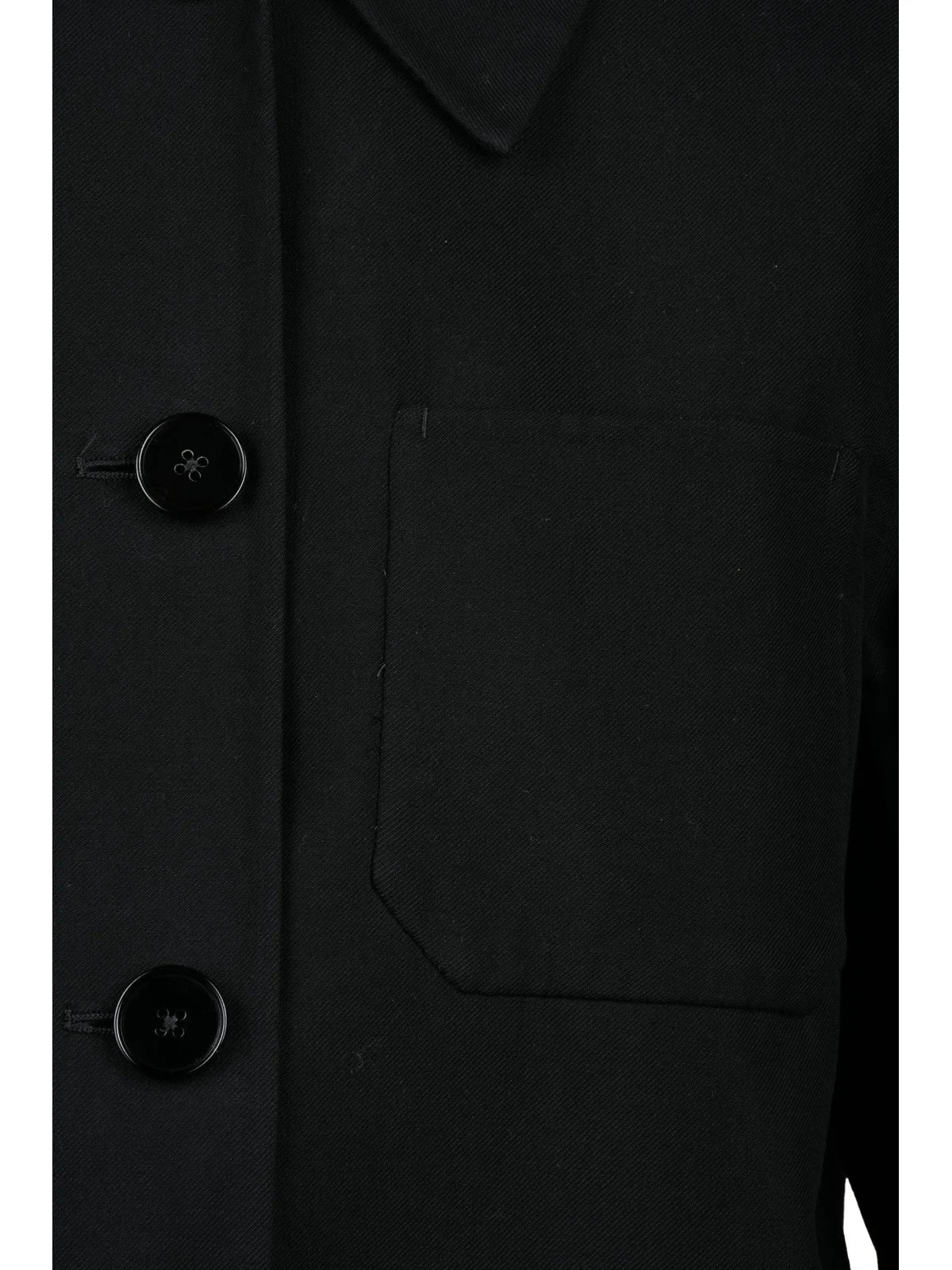 Jil Sander Giubbotto Tela Stretch - Nero