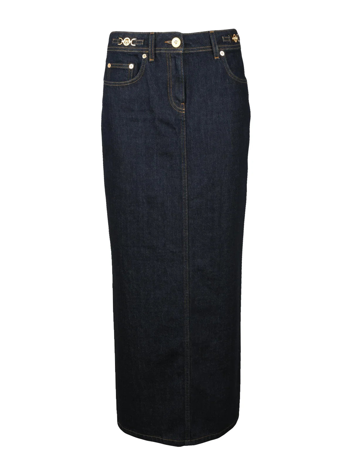 Versace Collection Gonna Lunga Denim - Blu Notte