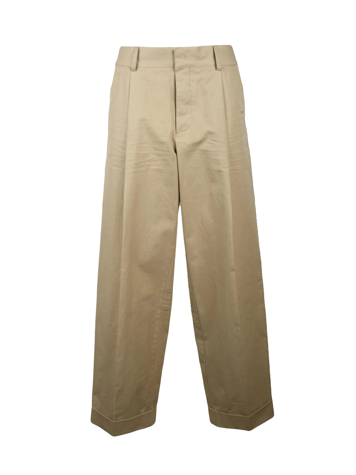 Dsquared2 Pantaloni Chino Vita Alta - Beige