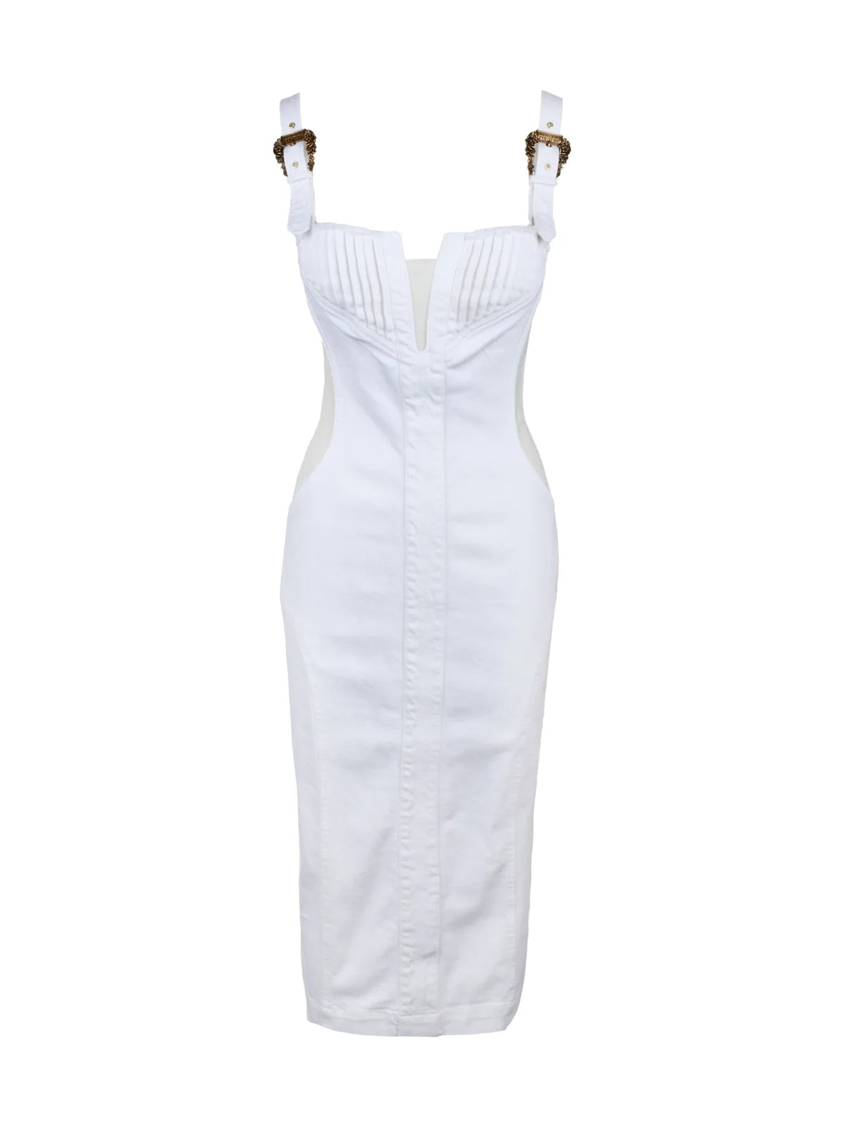 Versace Jeans Couture Abito Tubino - Bianco