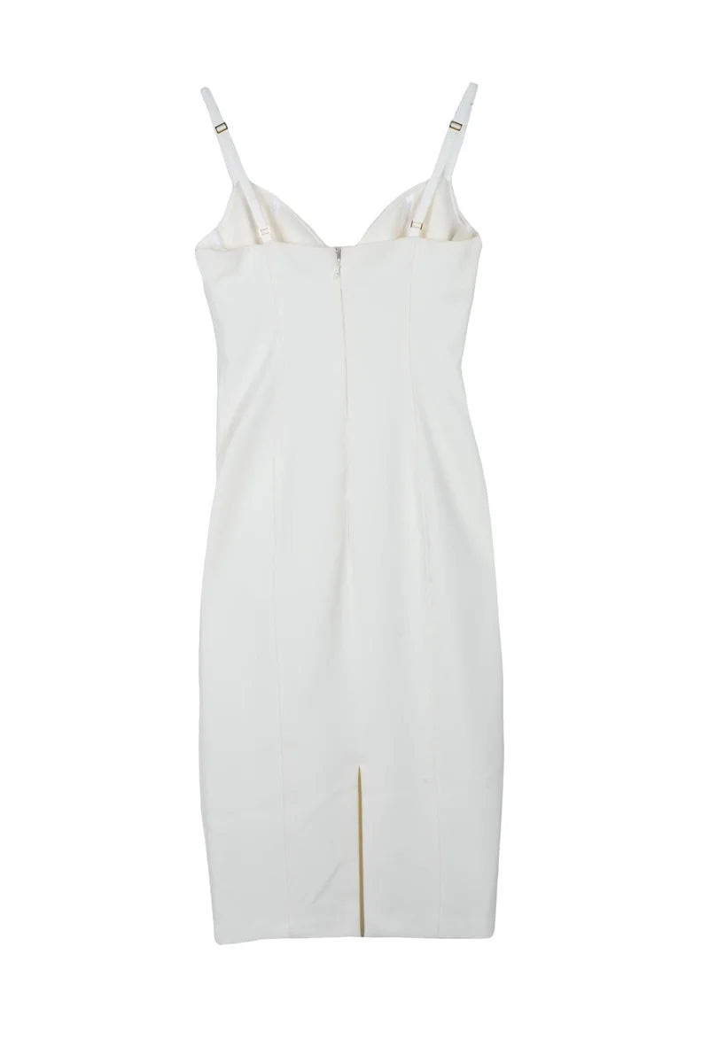 Elisabetta Franchi Abito Tubino - Bianco