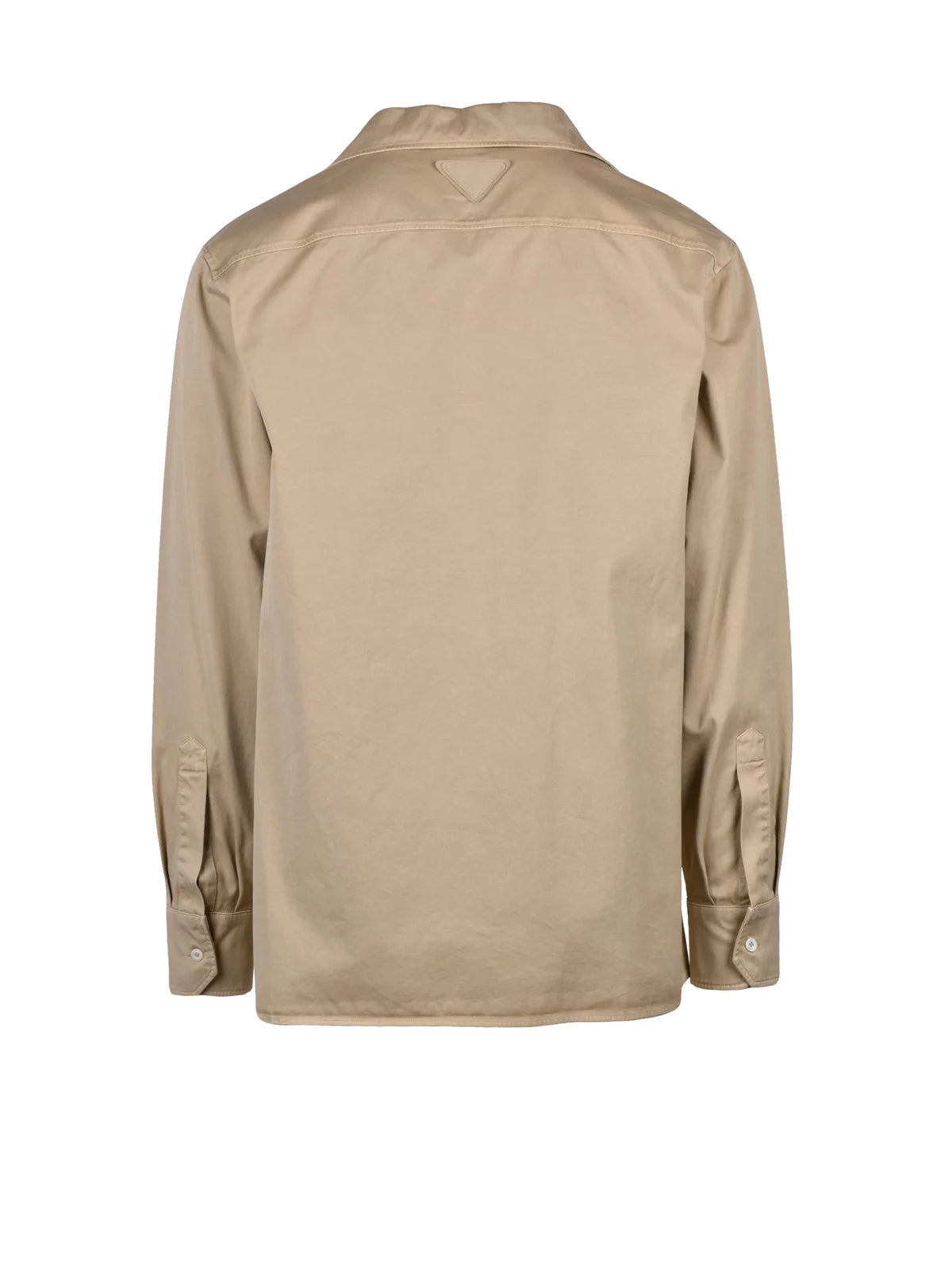 Prada Camicia Dritta Oversize Cotone - Khaki