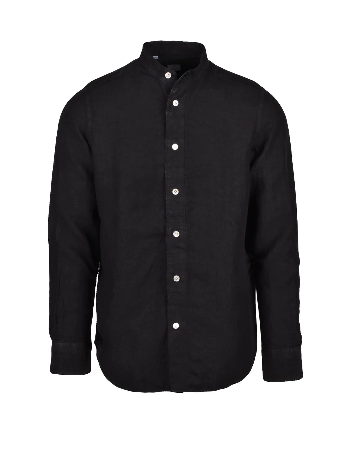 Eleventy Camicia Lino - Nero