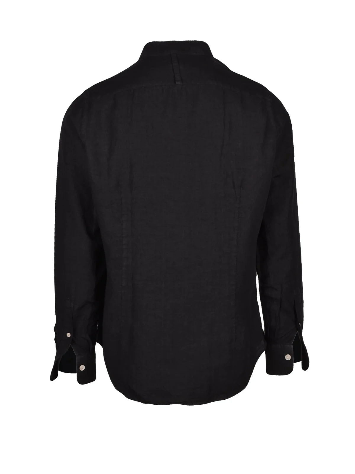 Eleventy Camicia Lino - Nero