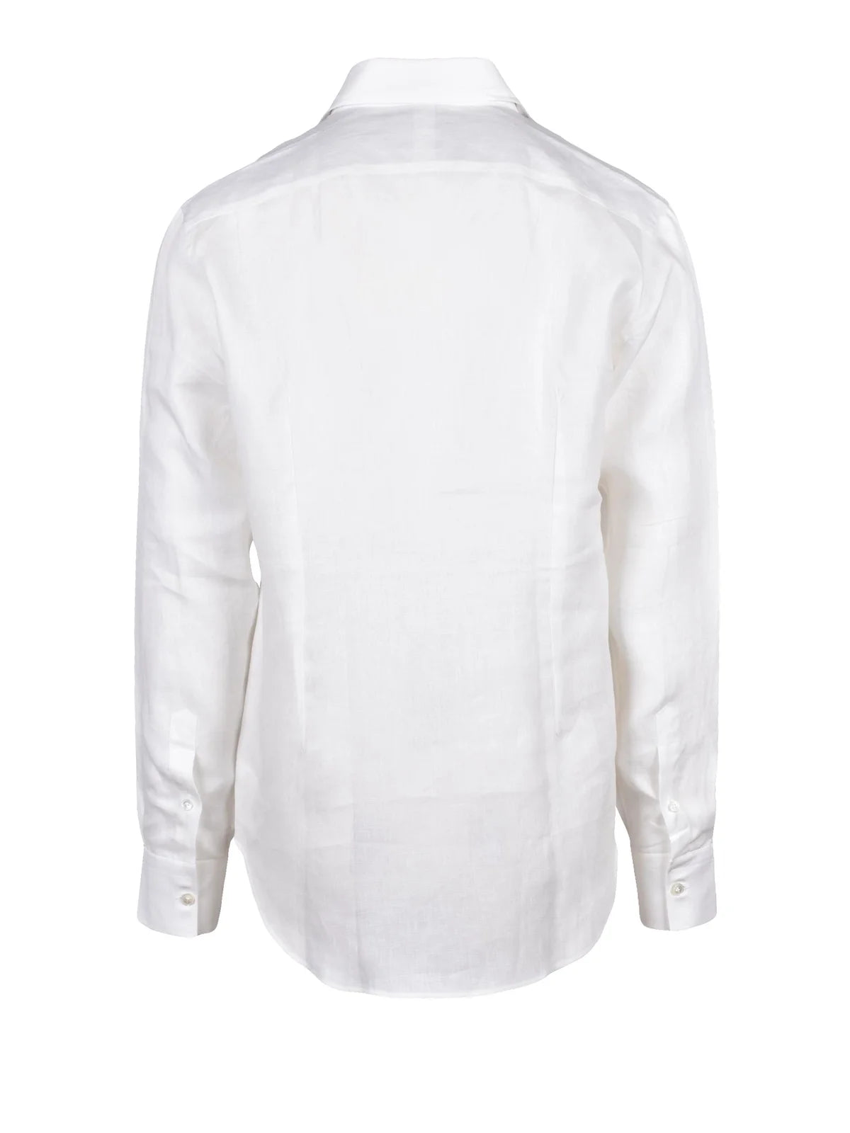 Eleventy Camicia Lino - Bianco