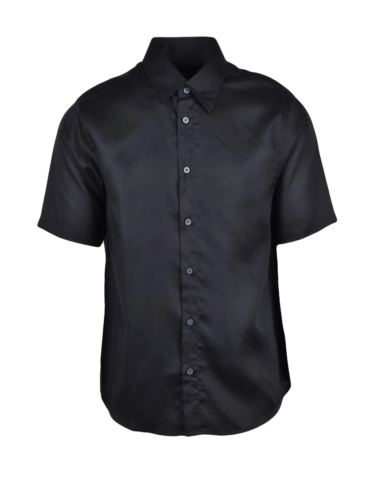 Armani Exchange Camicia Lyocell Satin - Nero