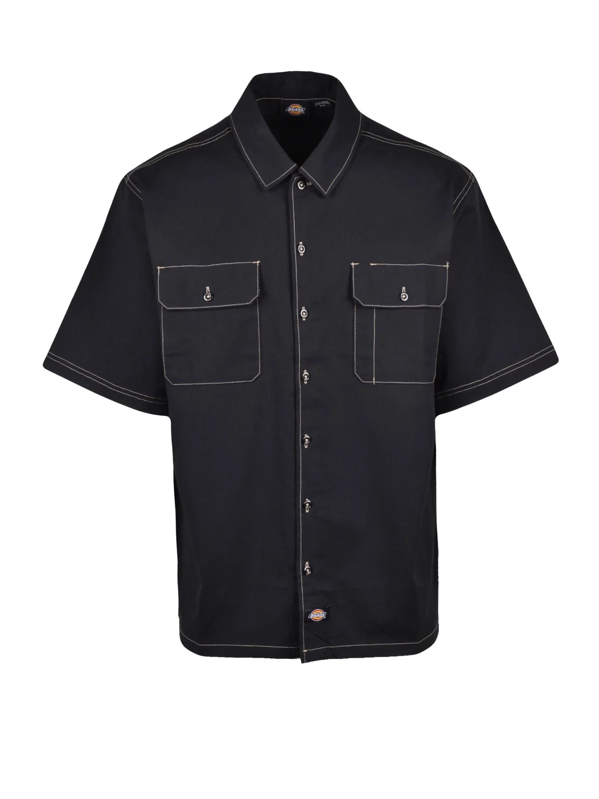 Dickies Camicia Cotone/Viscosa/Elastan - Nero