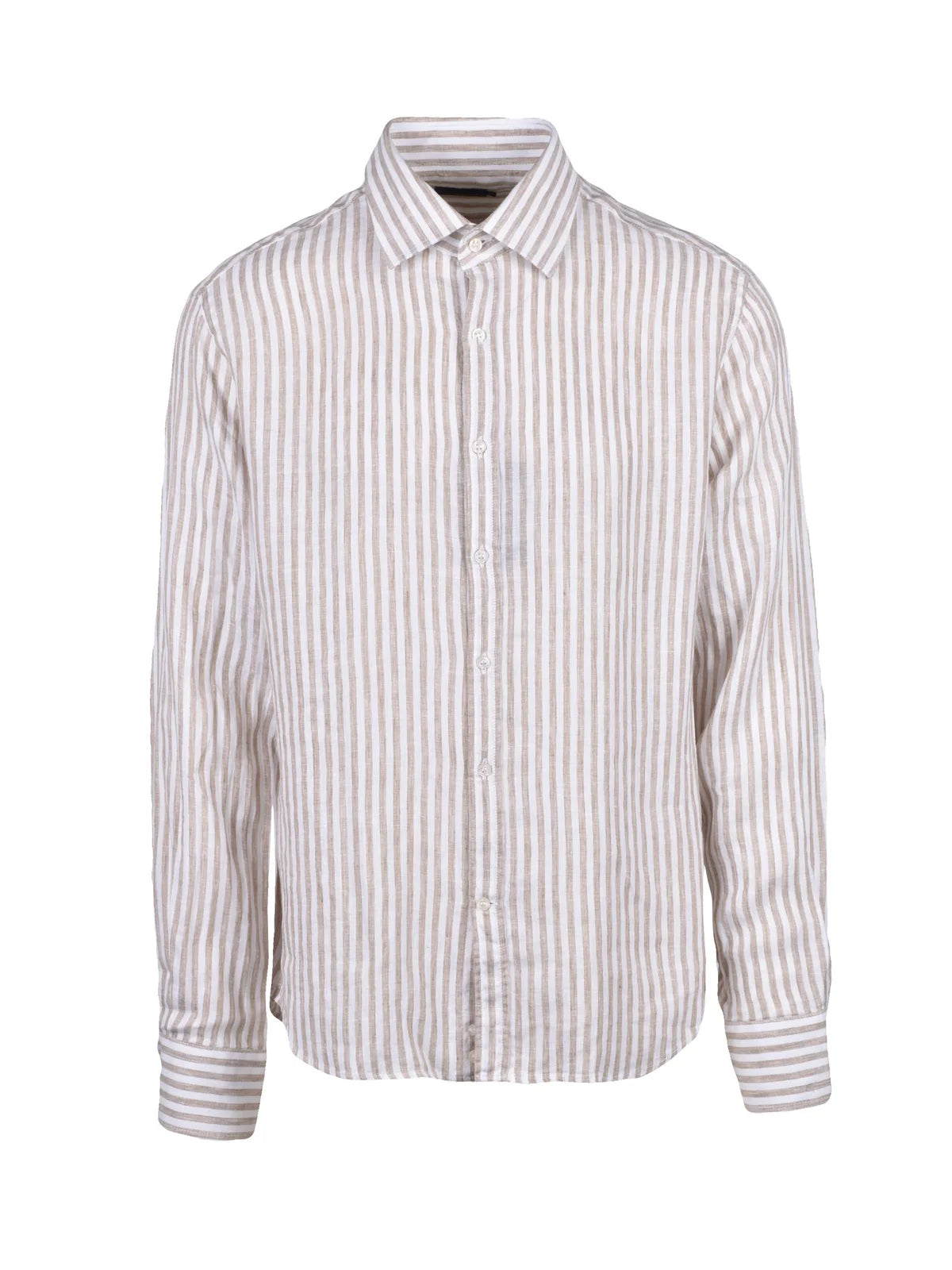 Paul & Shark Camicia Lino - Bianco/Beige
