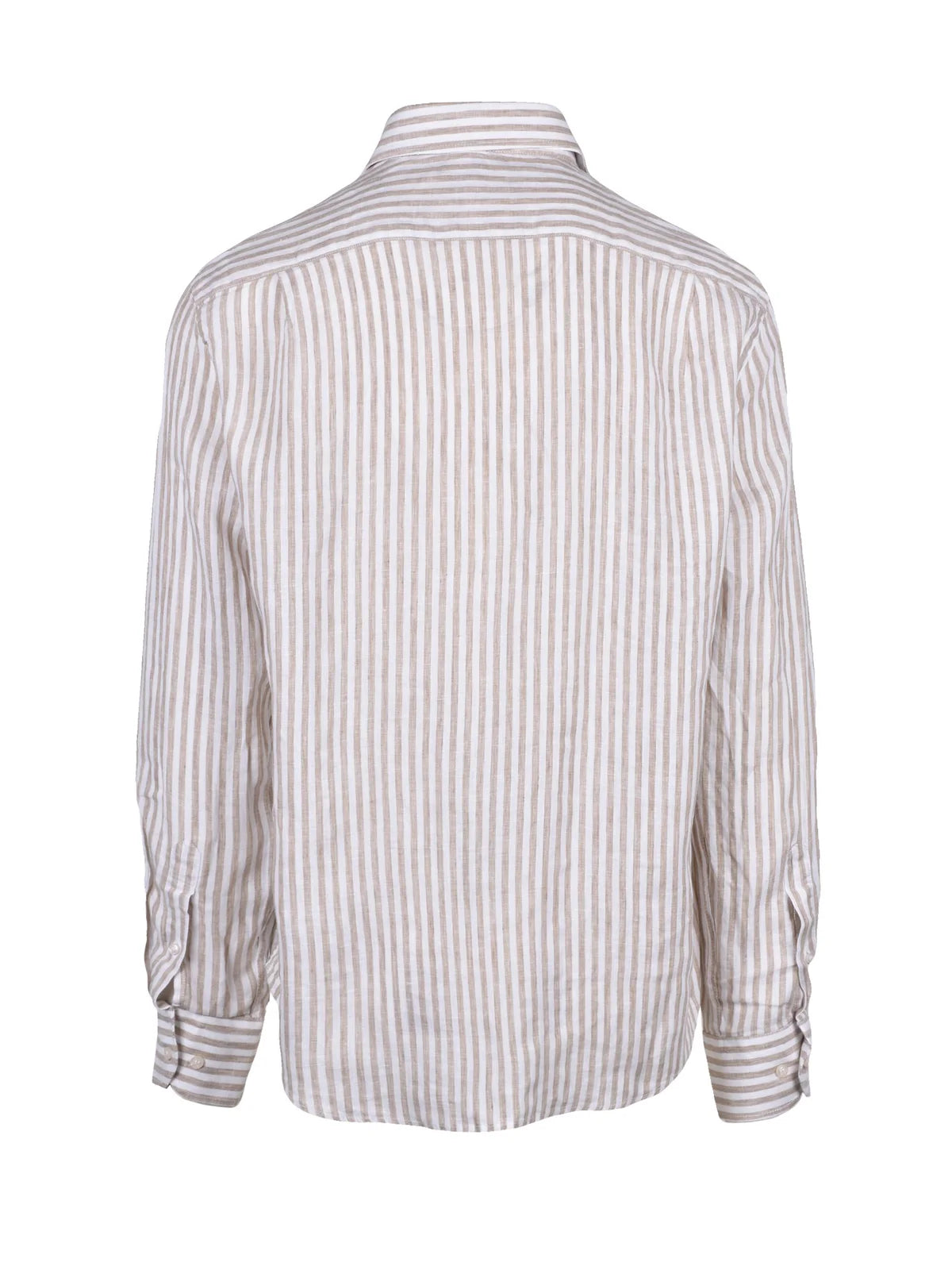 Paul & Shark Camicia Lino - Bianco/Beige