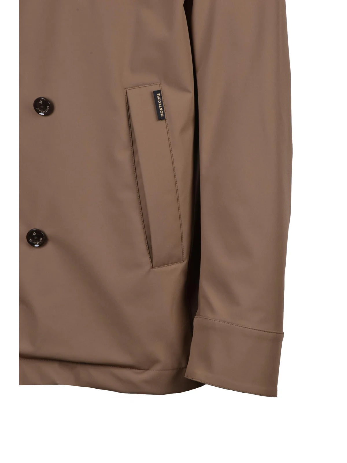 Montecore Giaccone Pikot Stretch - Marrone