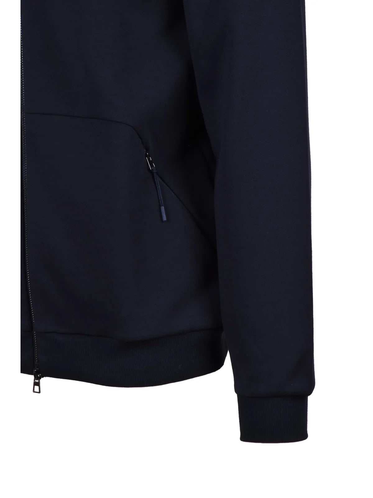 EA7 Emporio Armani Felpa Zip Cotone - Blu
