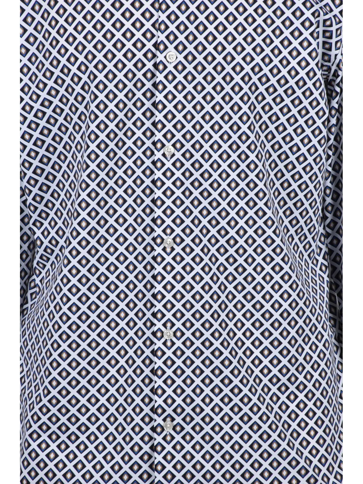 BOSS Camicia Stretch - Bianco/Blu
