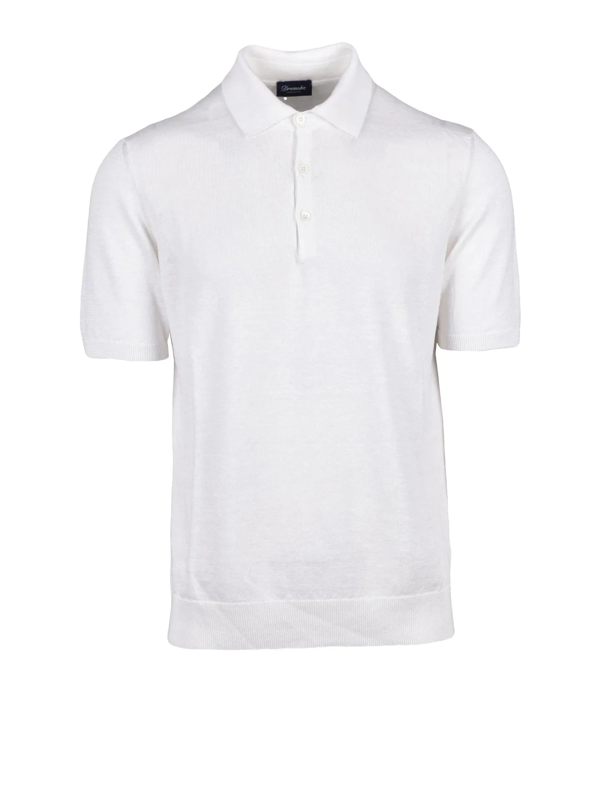 Drumohr Polo in Maglia - Bianco
