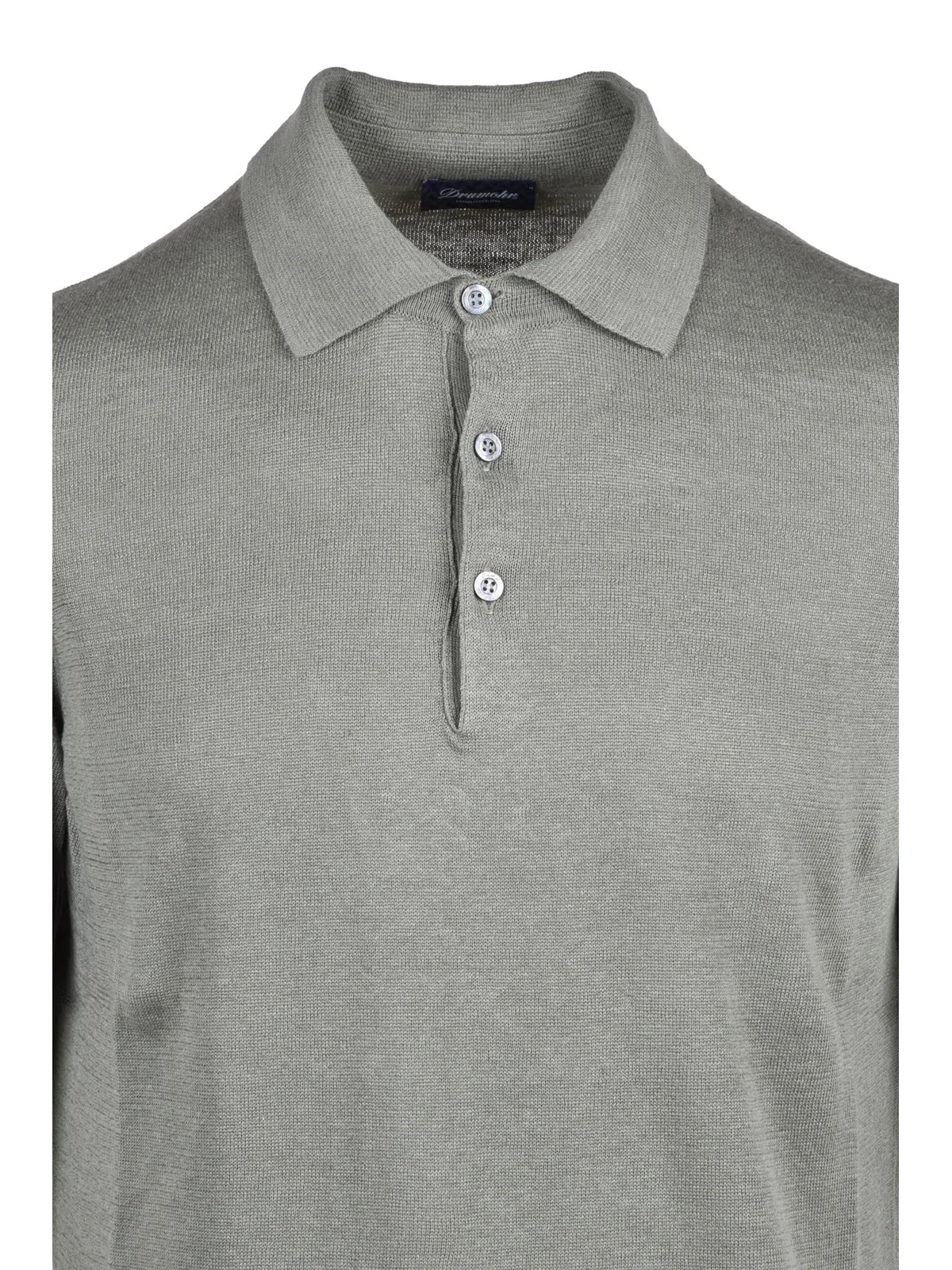 Drumohr Polo in Maglia - Bianco