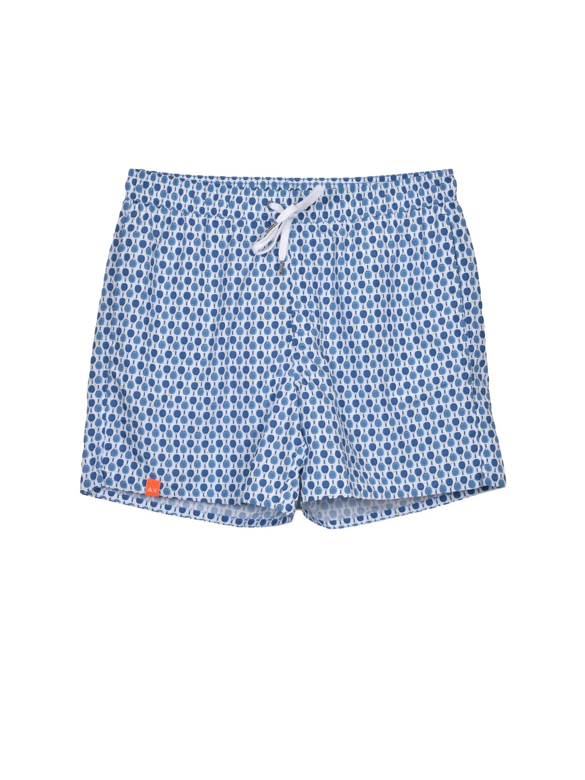 Sun68 Boxer Mare - Bianco/Celeste