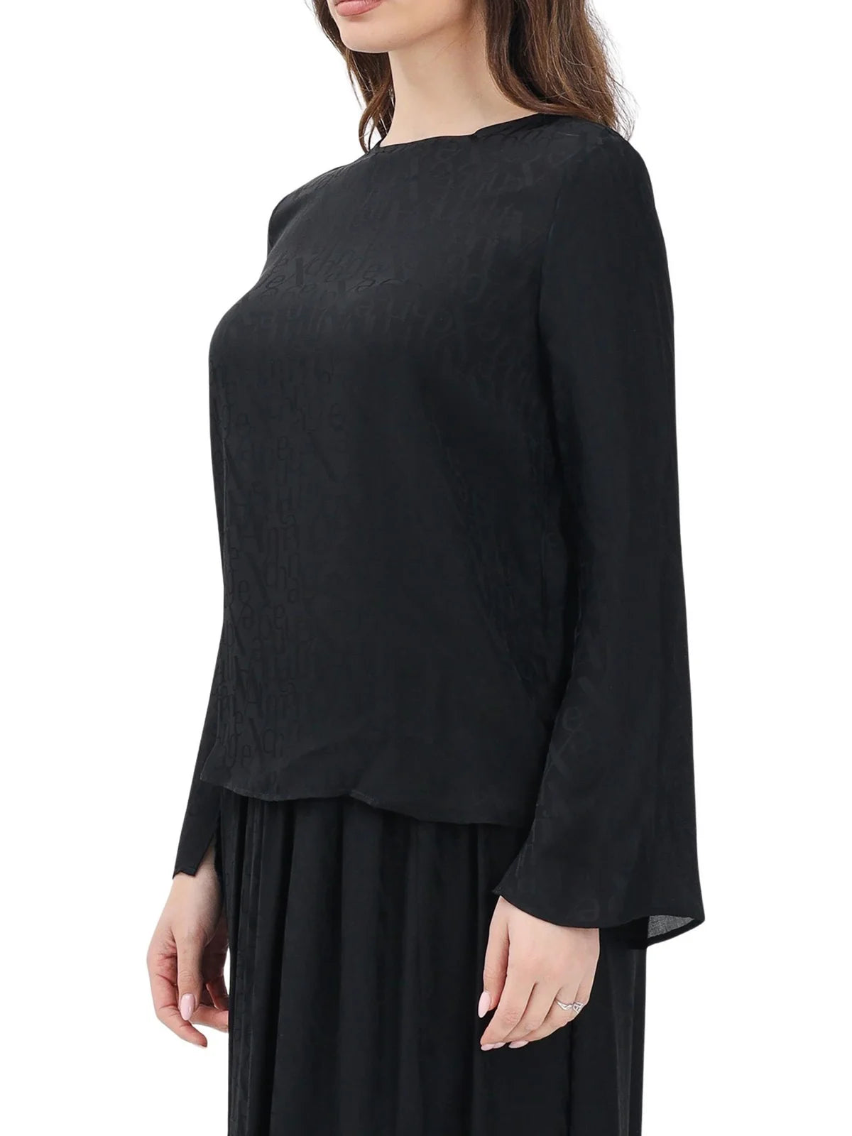 Armani Exchange Blusa Viscosa - Nero