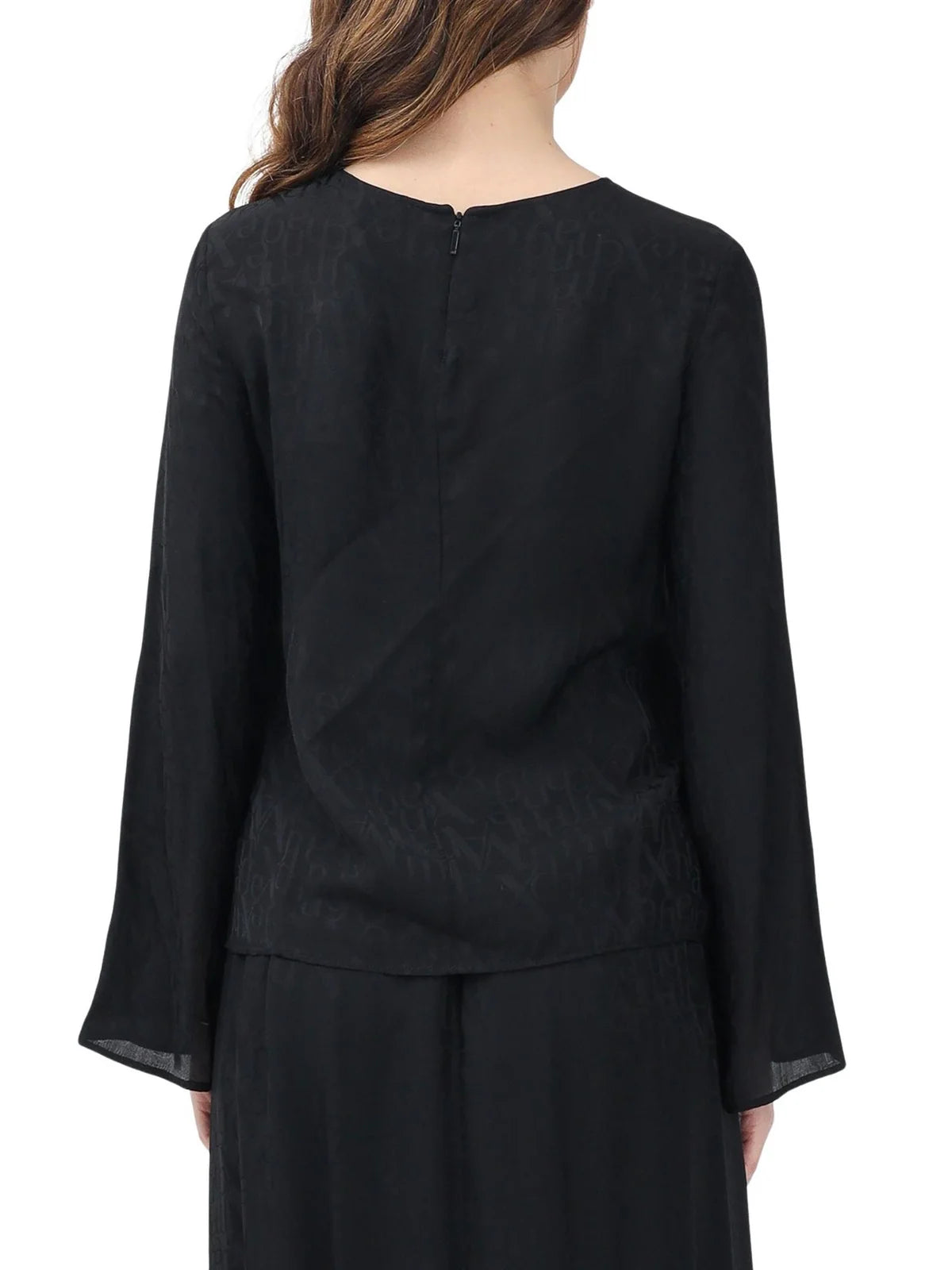 Armani Exchange Blusa Viscosa - Nero