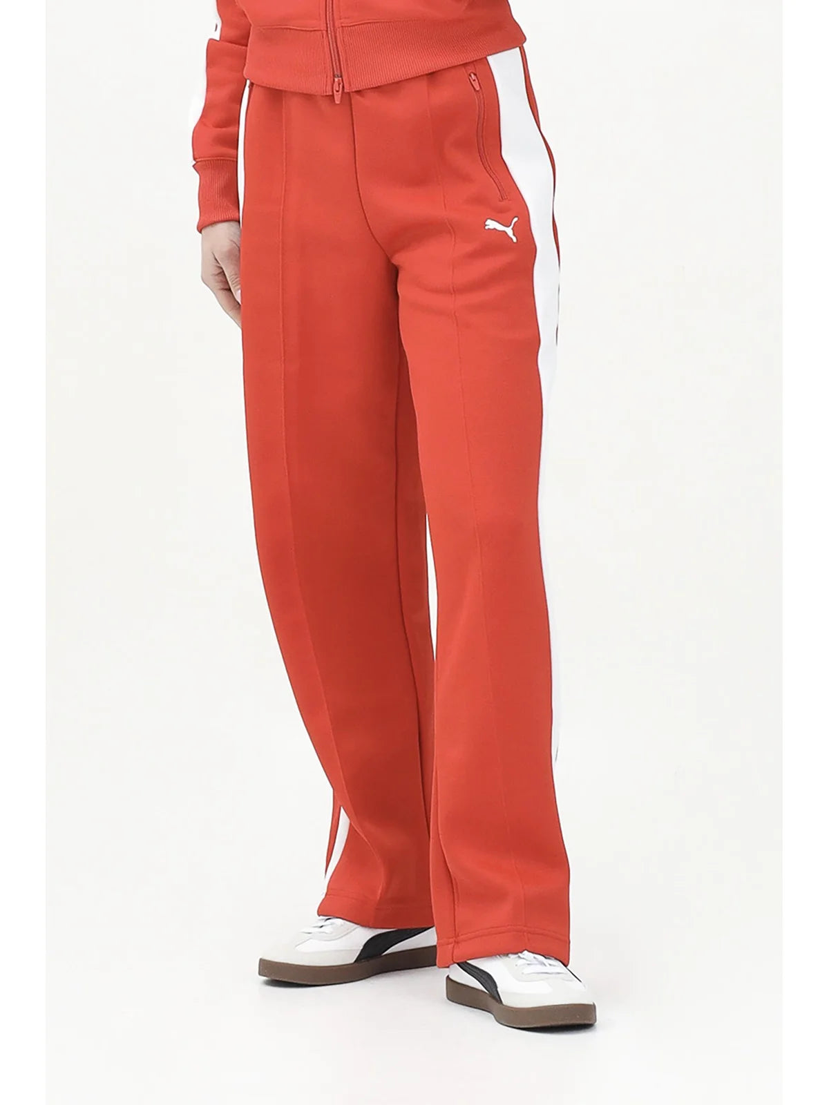 Puma Pantaloni Tuta Rosso