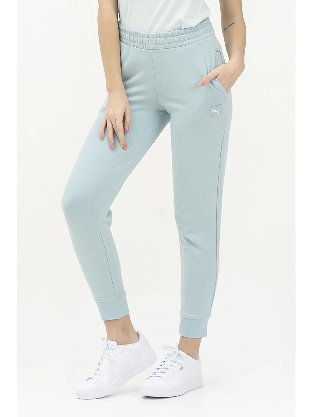 Puma Pantaloni Tuta Celeste