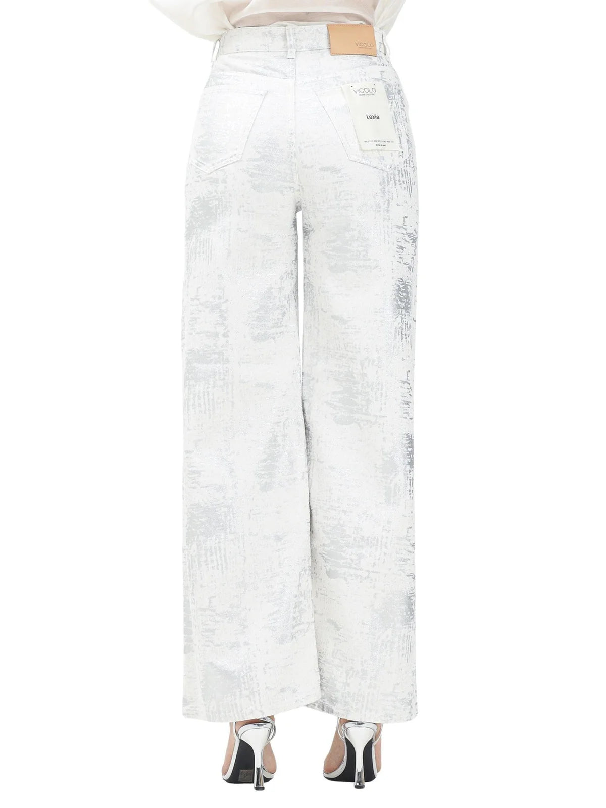 Vicolo Jeans Lexie Gamba Larga - Indaco