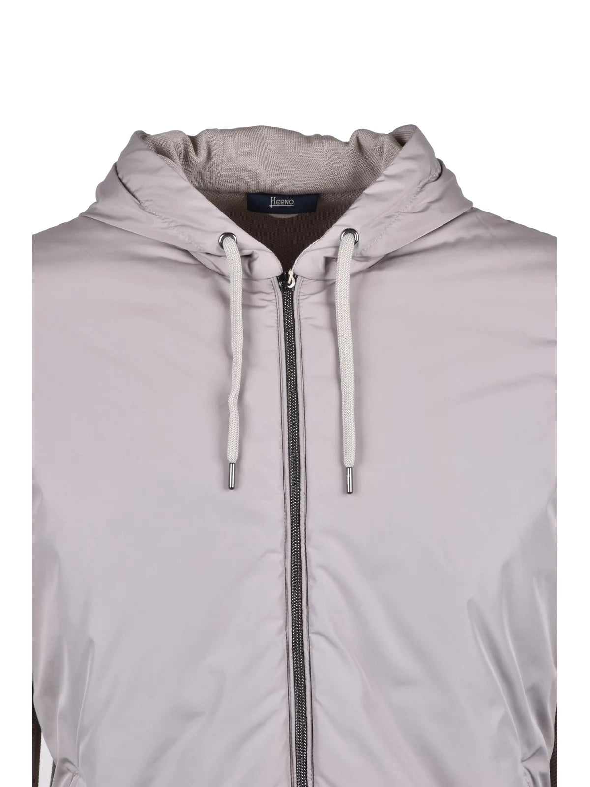 Herno Felpa Imbottita Zip - Grigio