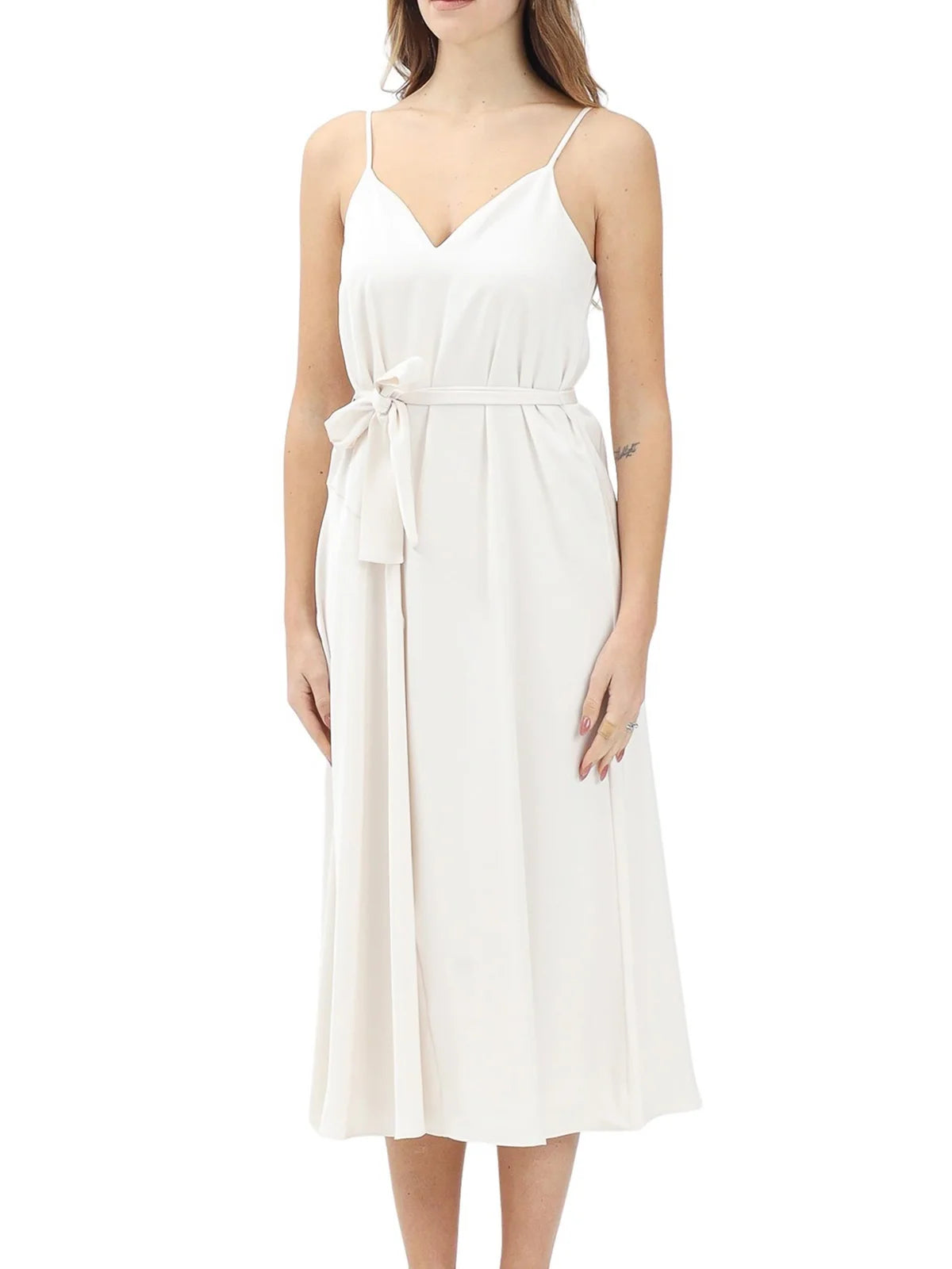 Armani Exchange Abito Satin - Bianco