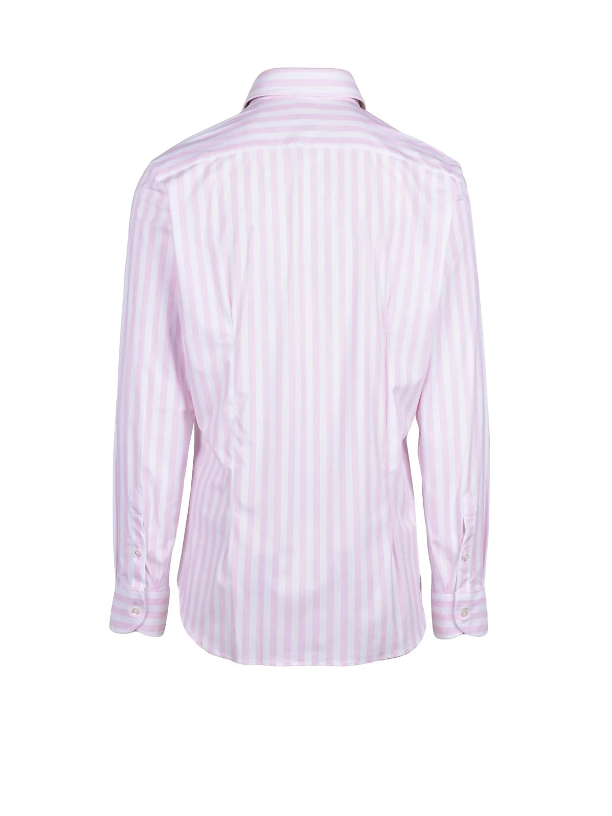 Lavorazione Sartoriale* Camicia Stretch - Bianco/Rosa