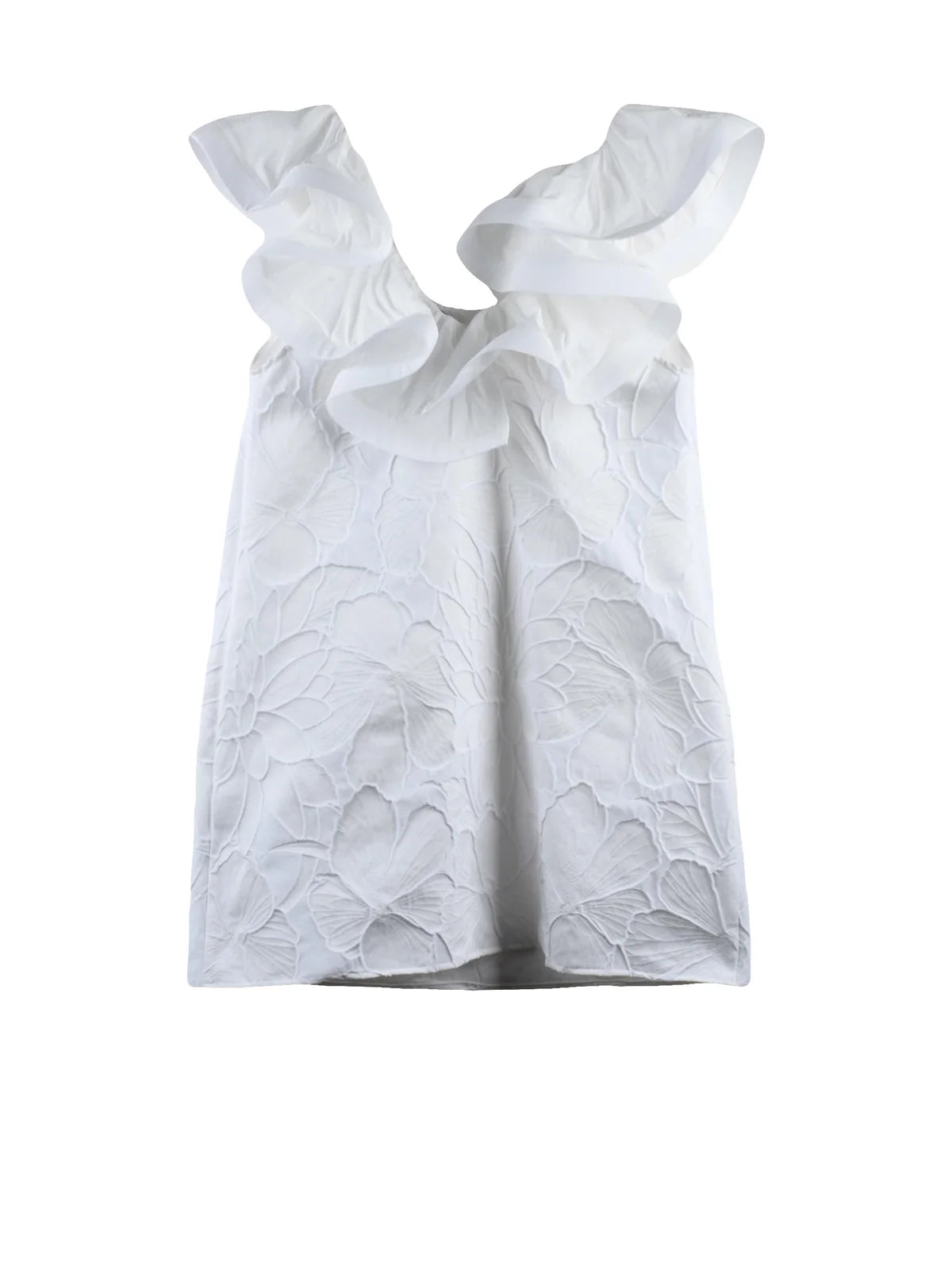 Elisabetta Franchi Abito Trapezio - Bianco