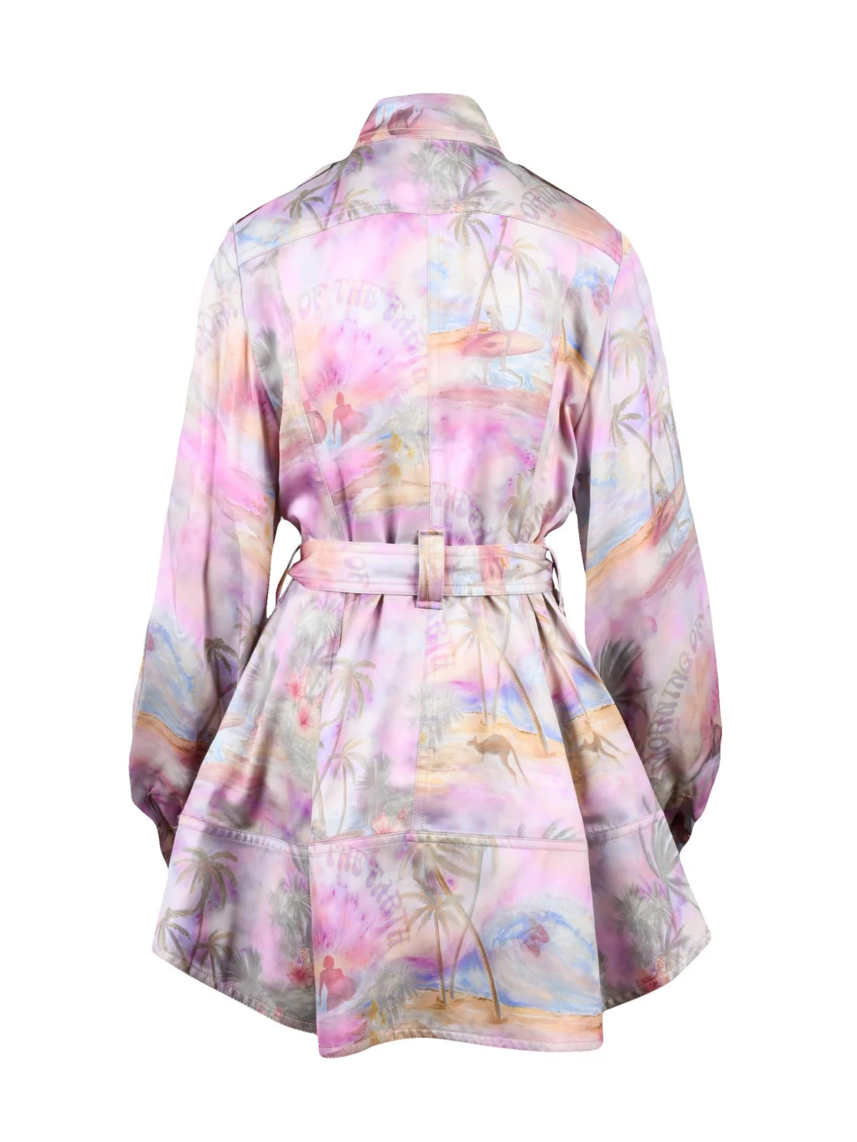 Zimmermann Abito Sahariana Svasato - Rosa