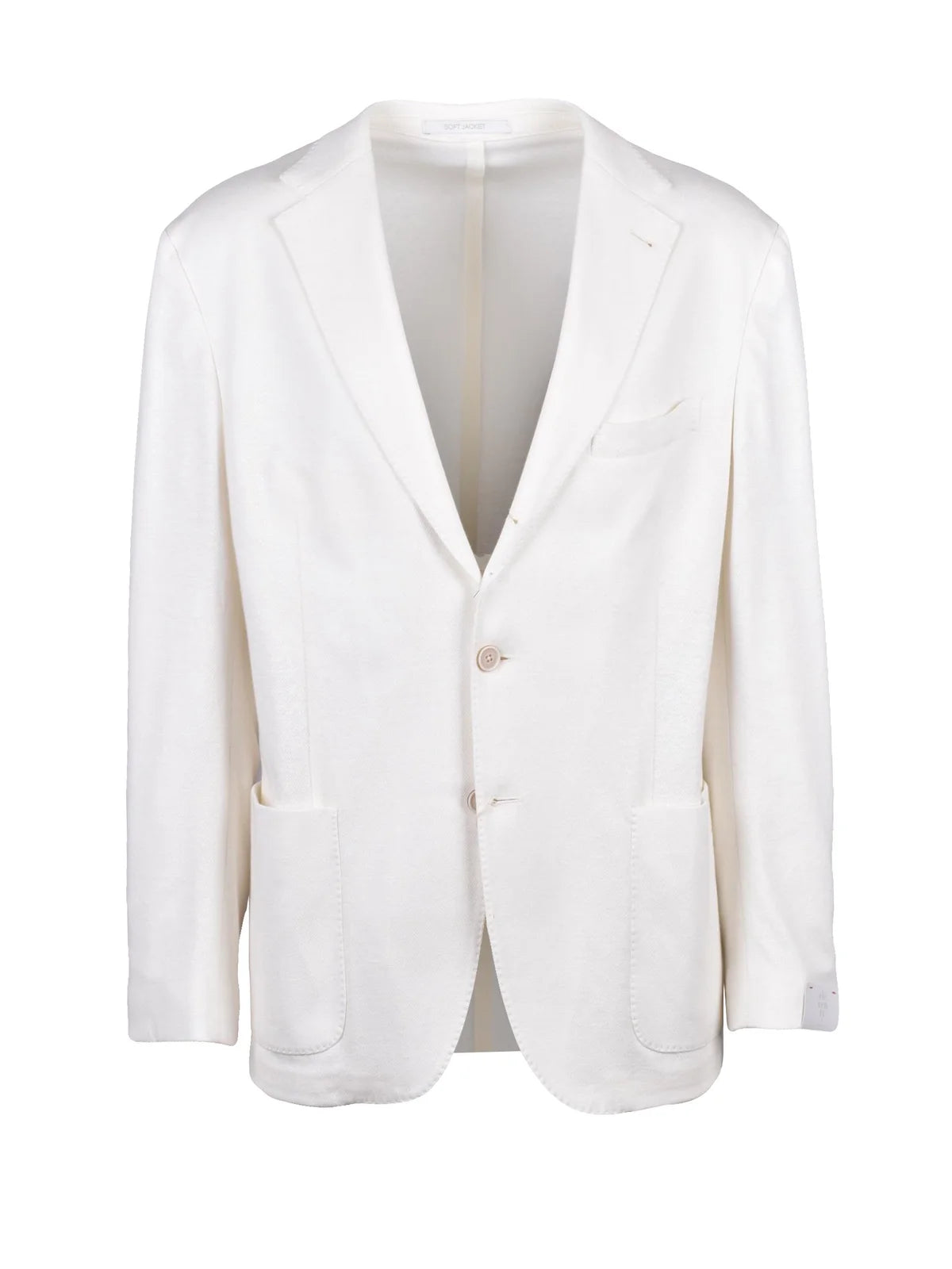 Eleventy Linen and Cotton Blazer - White