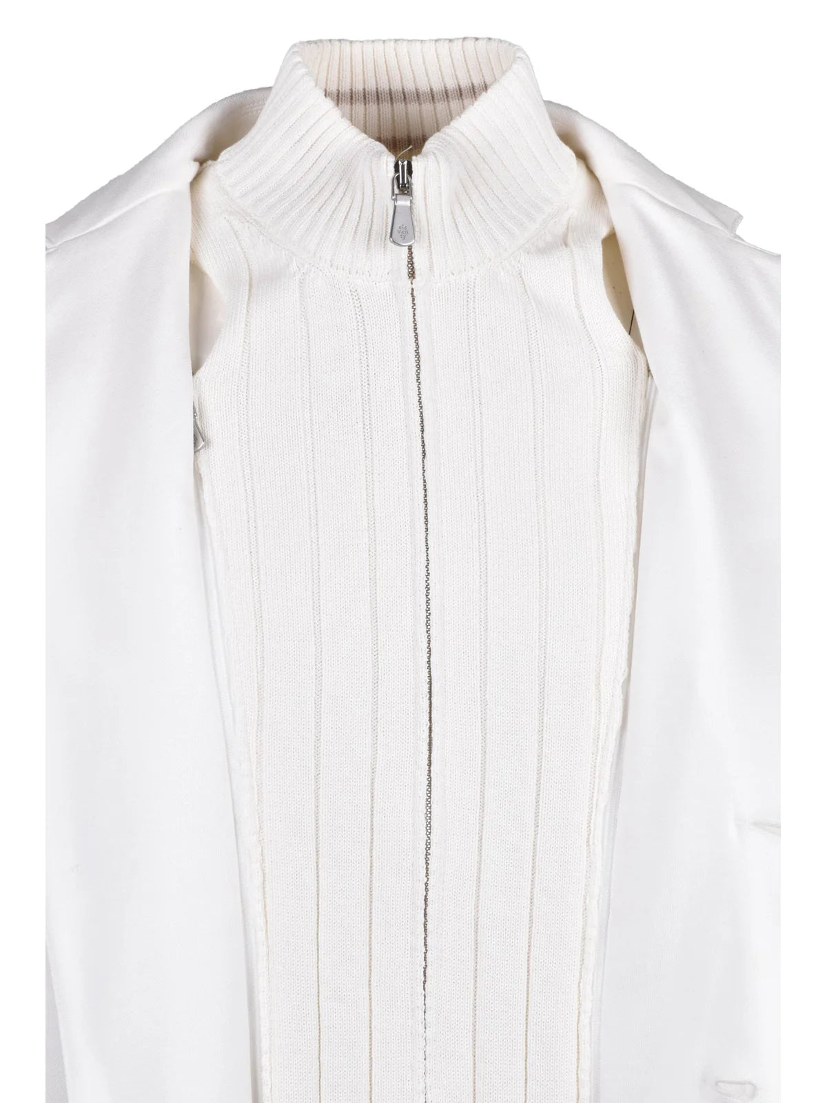 Eleventy Blazer in Cotone e Poliestere - Bianco
