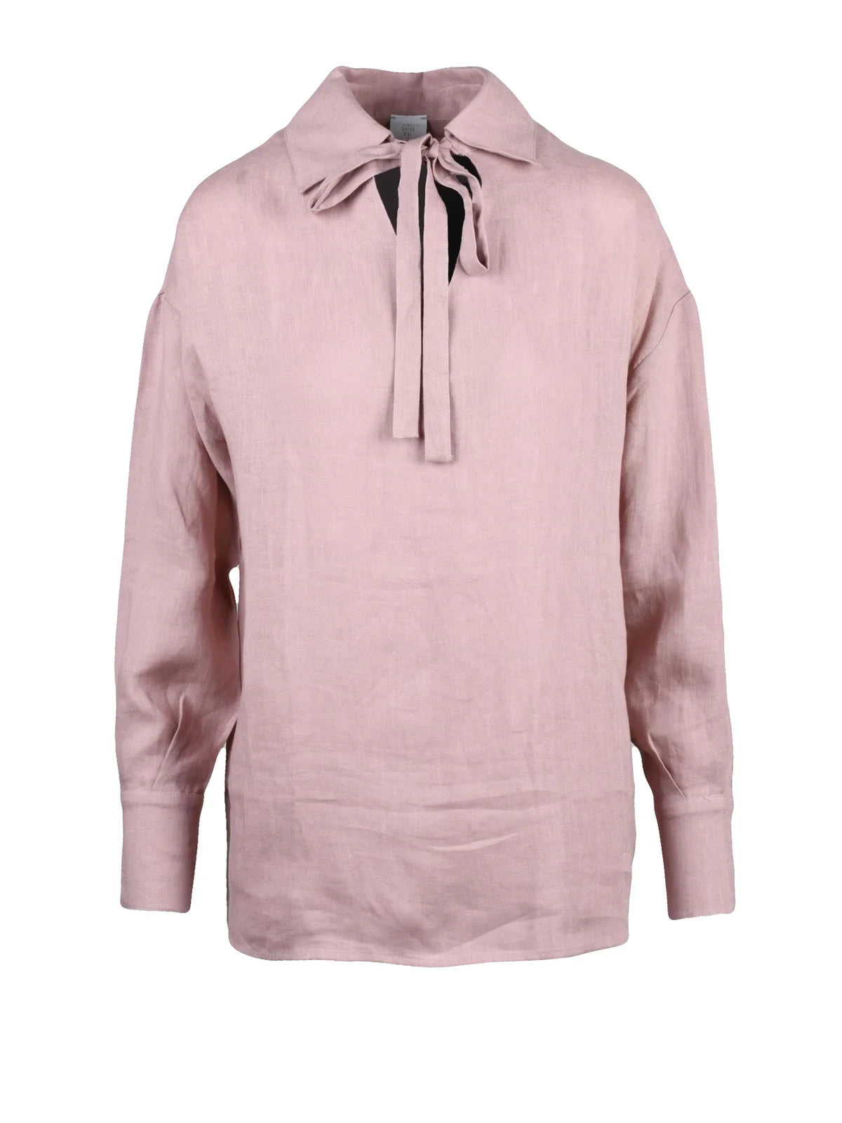 Eleventy Blusa Garzata in Lino - Rosso