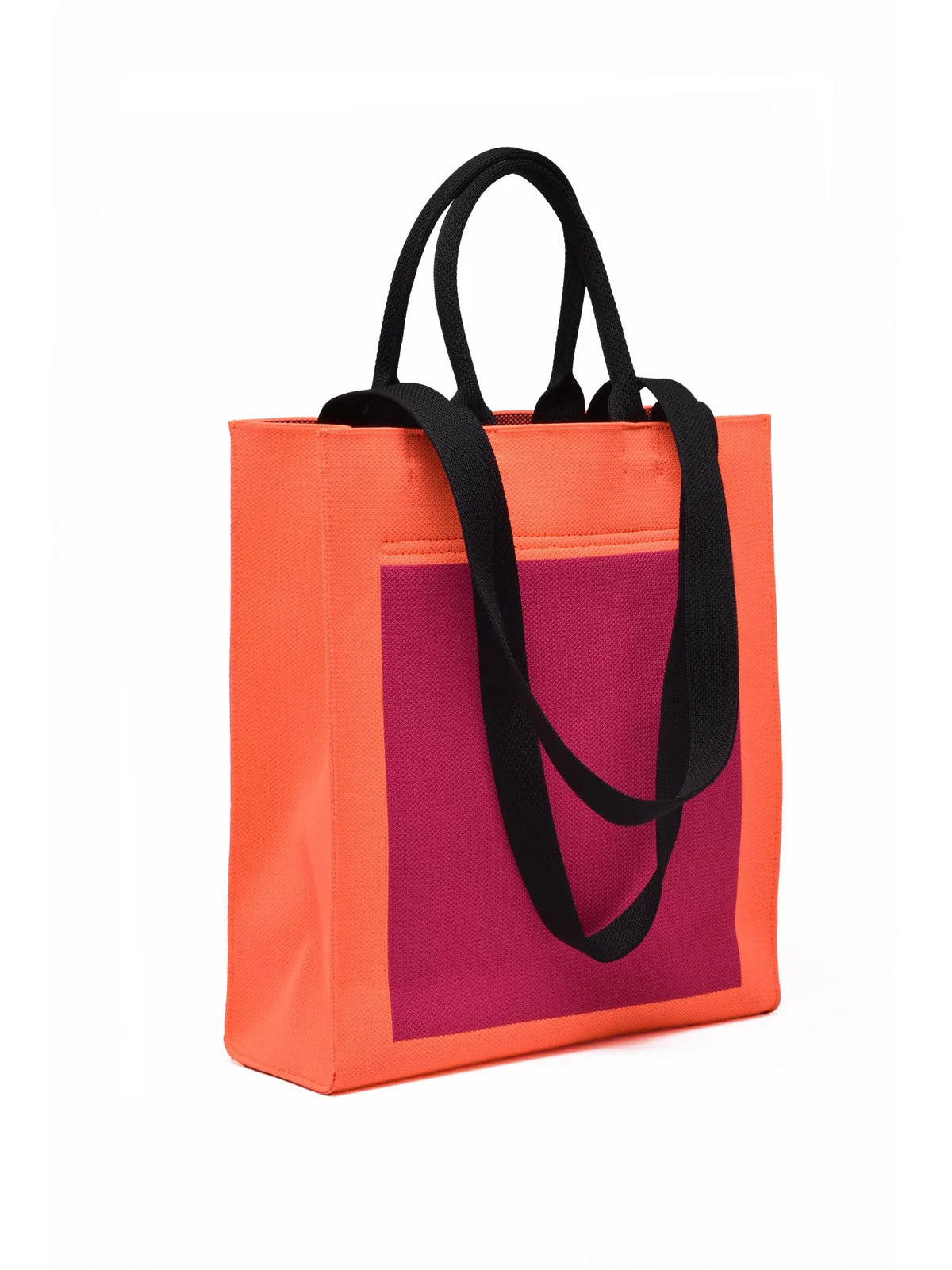 Patrizia Pepe Borsa a Spalla Poliestere - Arancio/Fucsia