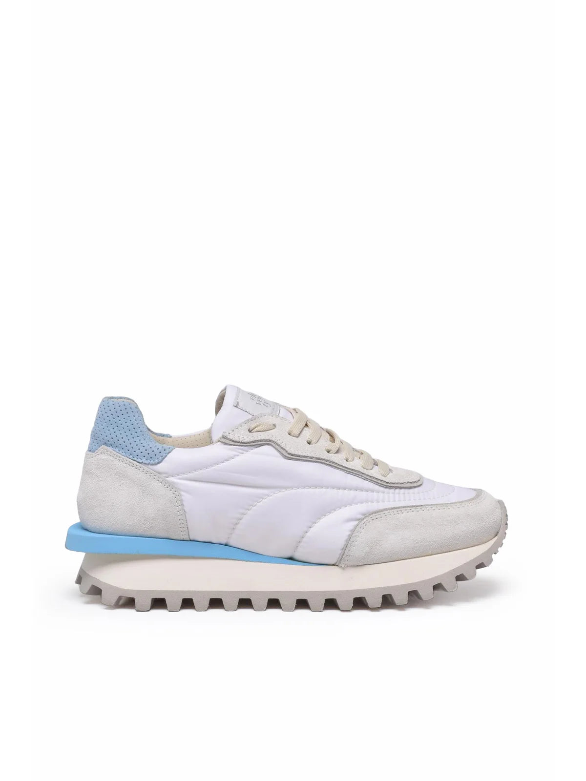 Eleventy Sneakers - White/Sky Blue