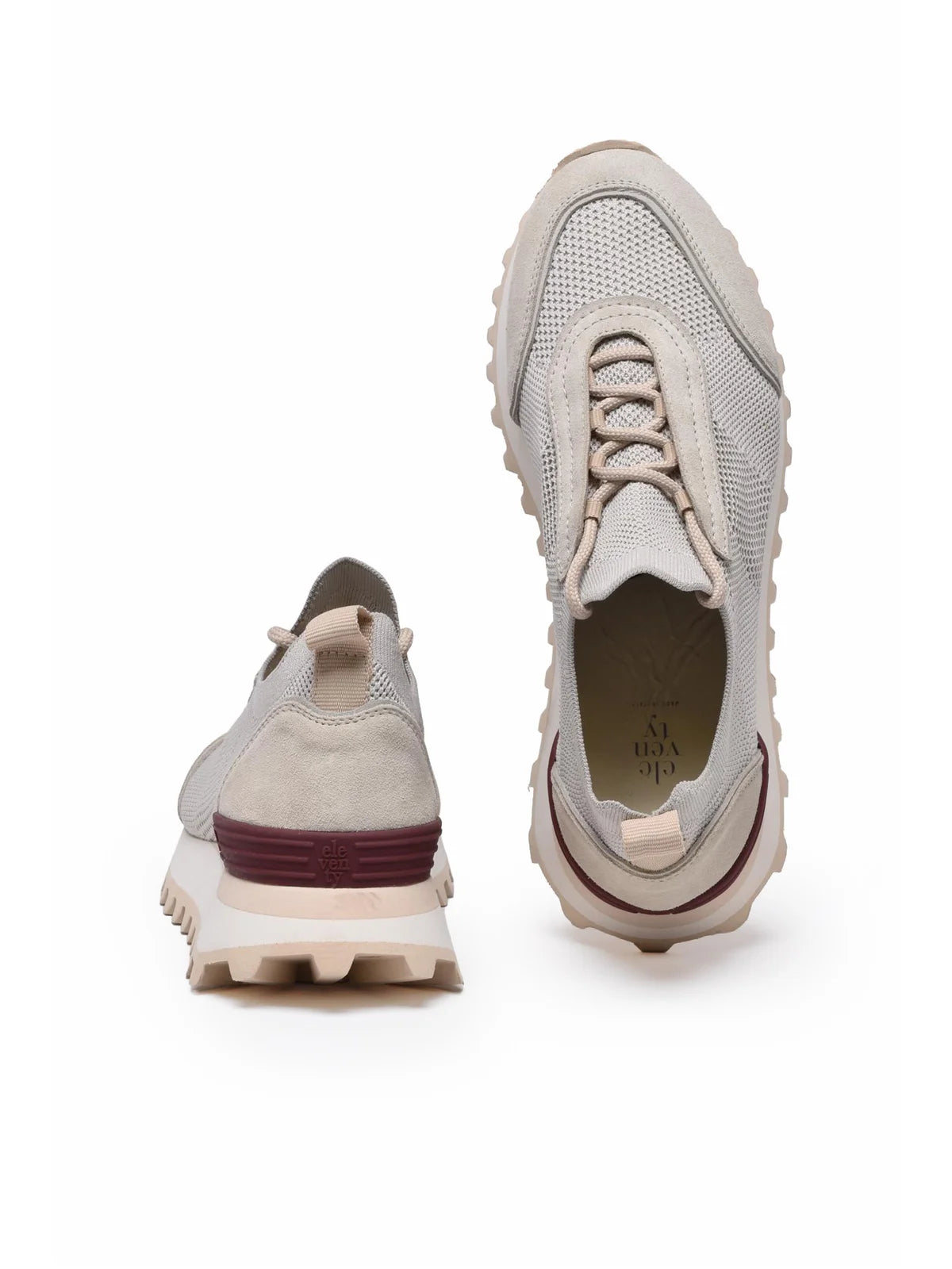 Eleventy Sneakers Tessuto Gomma - Grigio