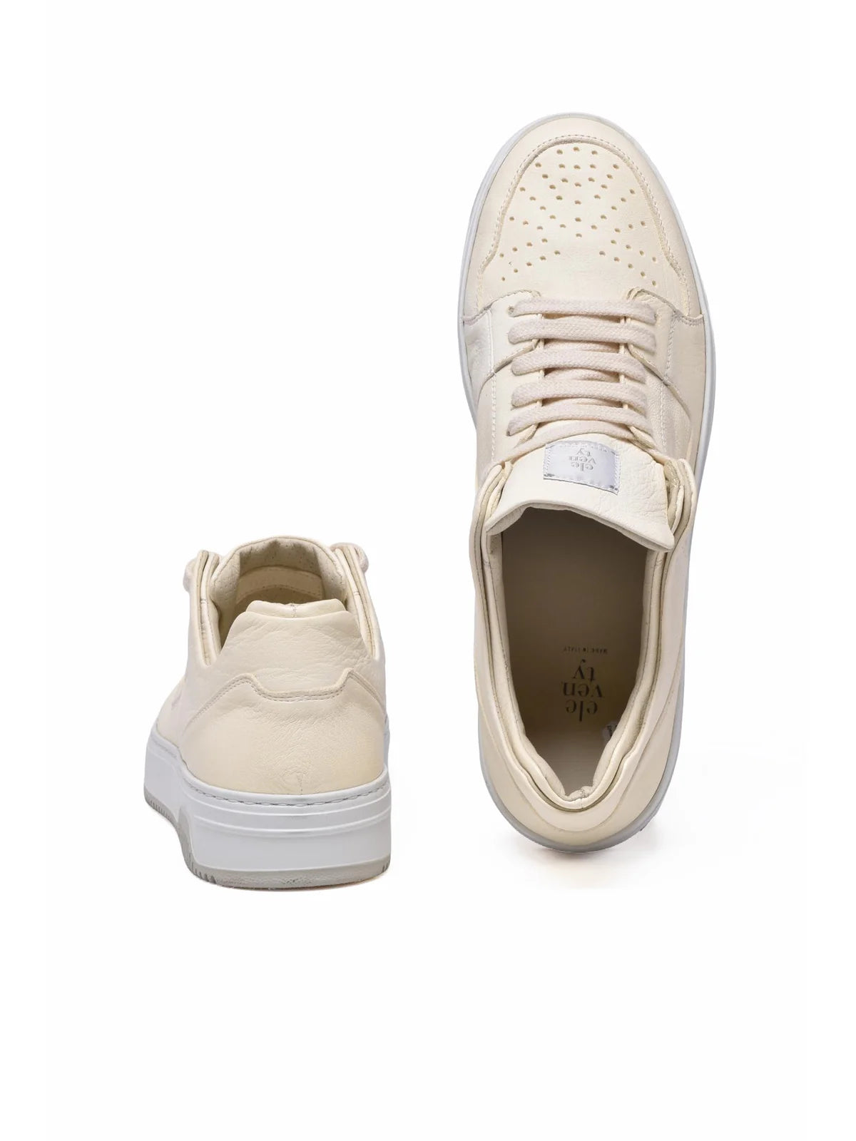 Eleventy Sneakers Pelle - Bianco