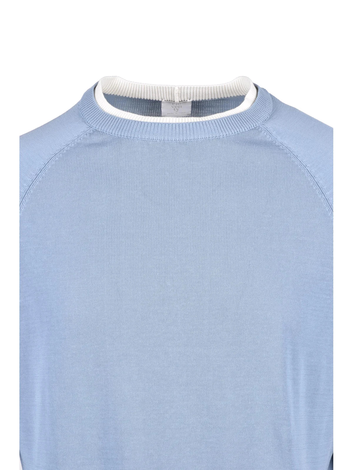 Eleventy Maglione Girocollo Azzurro - Uomo