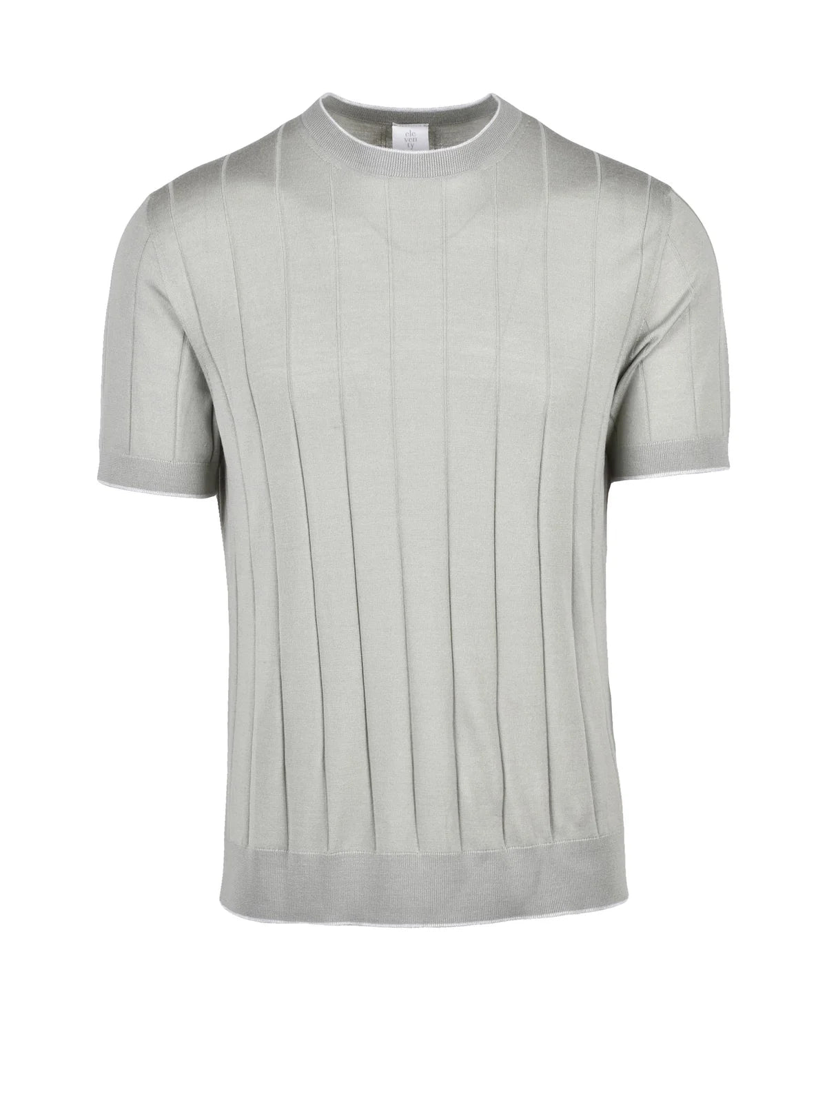 Eleventy Green Crewneck Sweater - Men