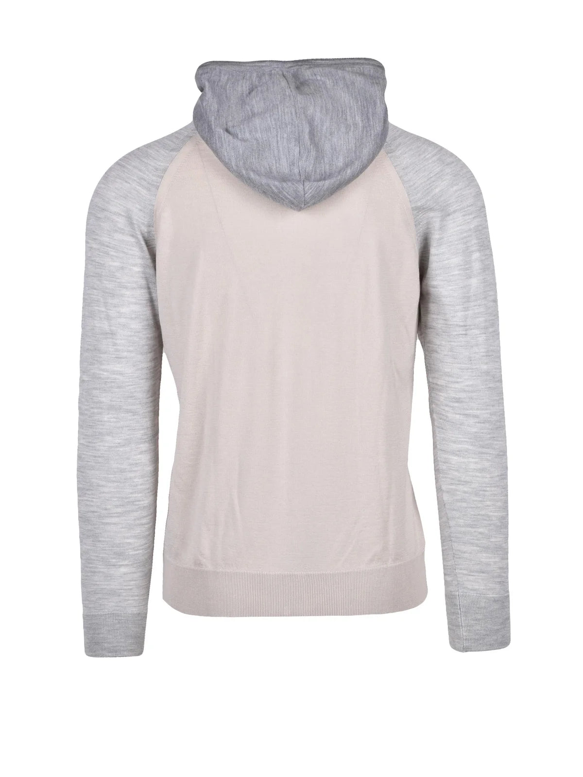 Eleventy Felpa Maglia Zip - Beige/Grigio