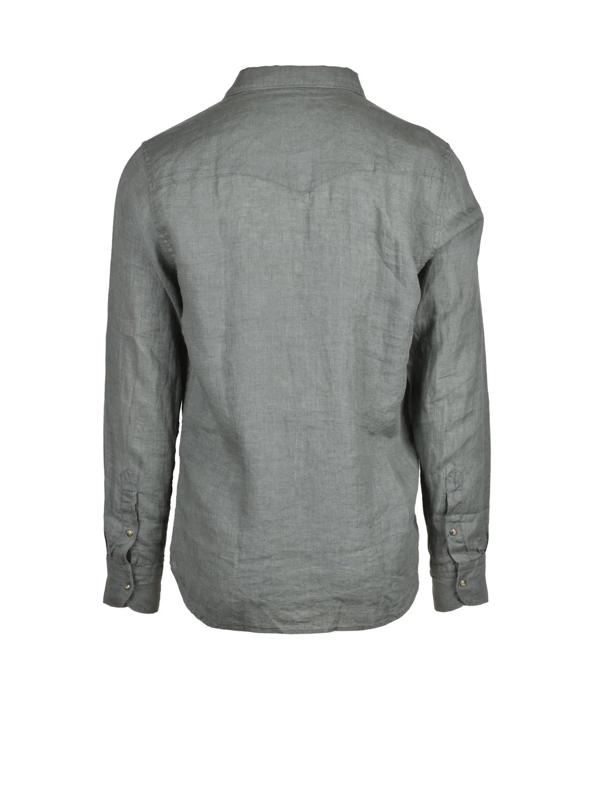 Alley Docks 963 Camicia Lino - Verde Militare