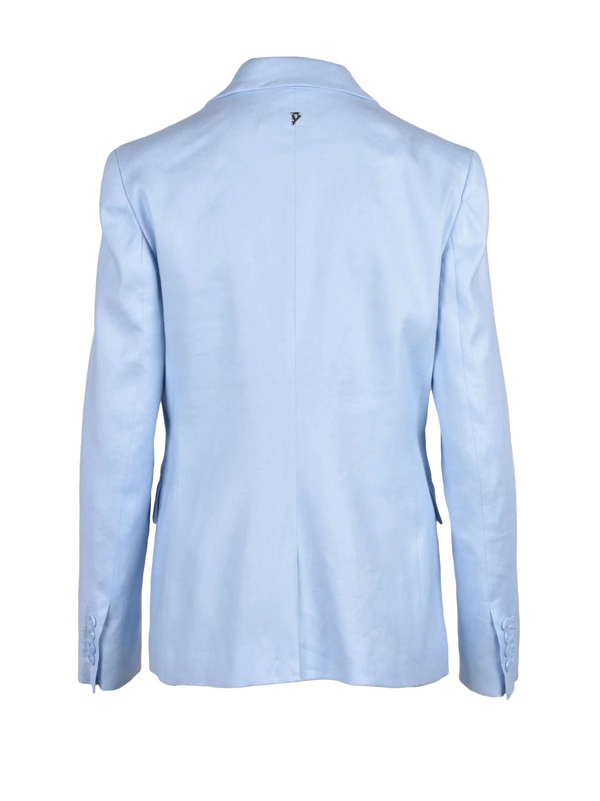 Dondup Giacca Doppiopetto Lino Viscosa - Celeste