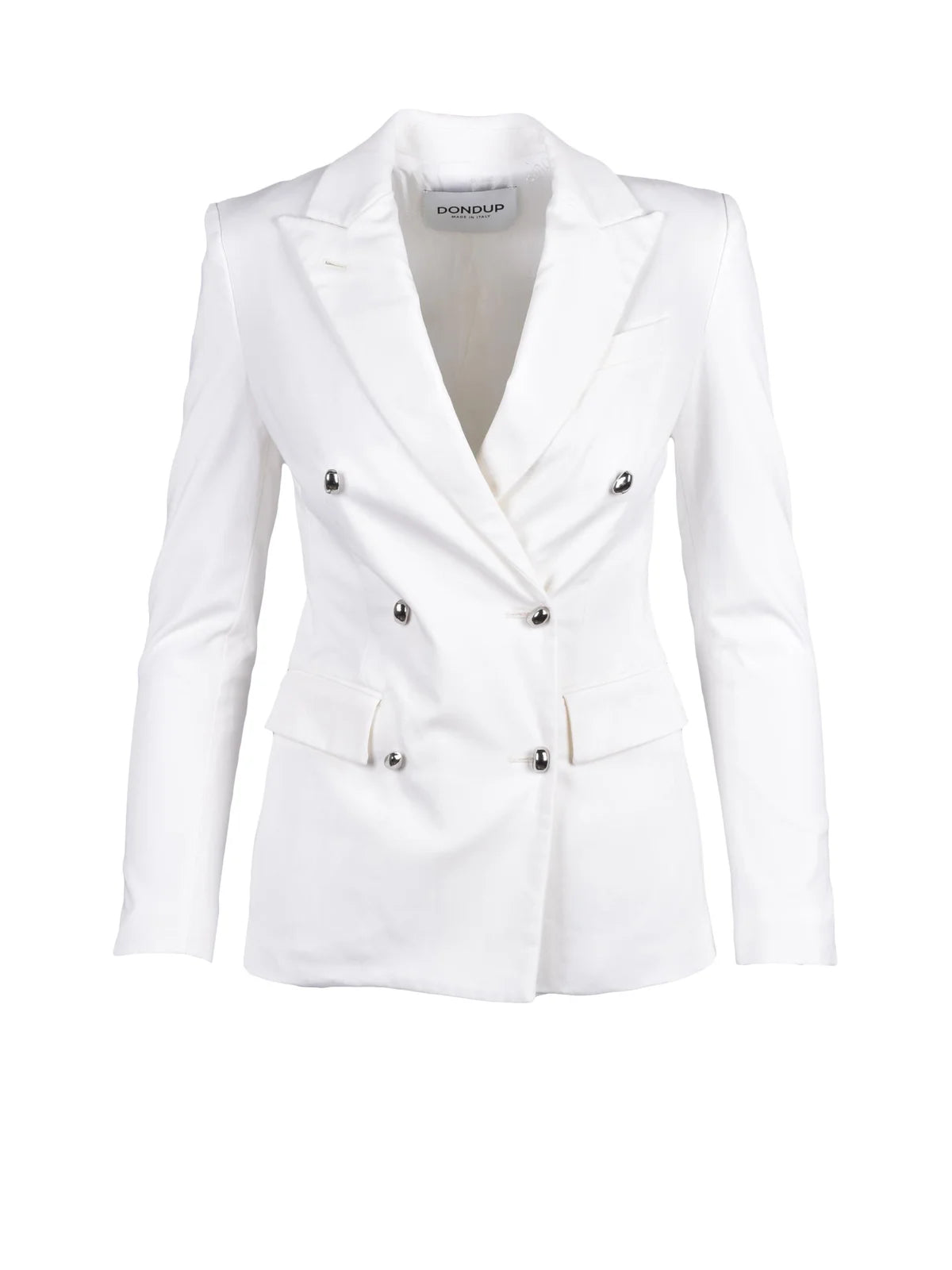 Dondup Giacca Doppiopetto Gioiello - Bianco