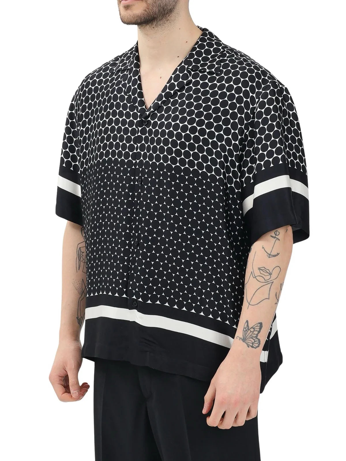 I M Brian Camicia Viscosa - Nero