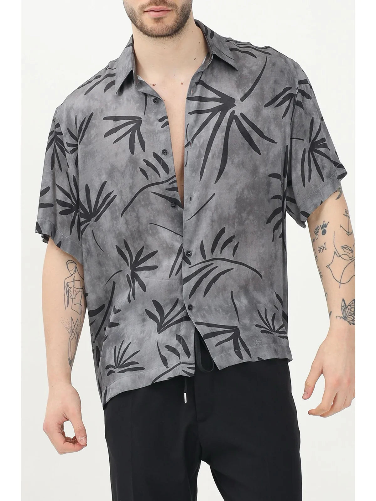 I M Brian Camicia Uomo - Grigio