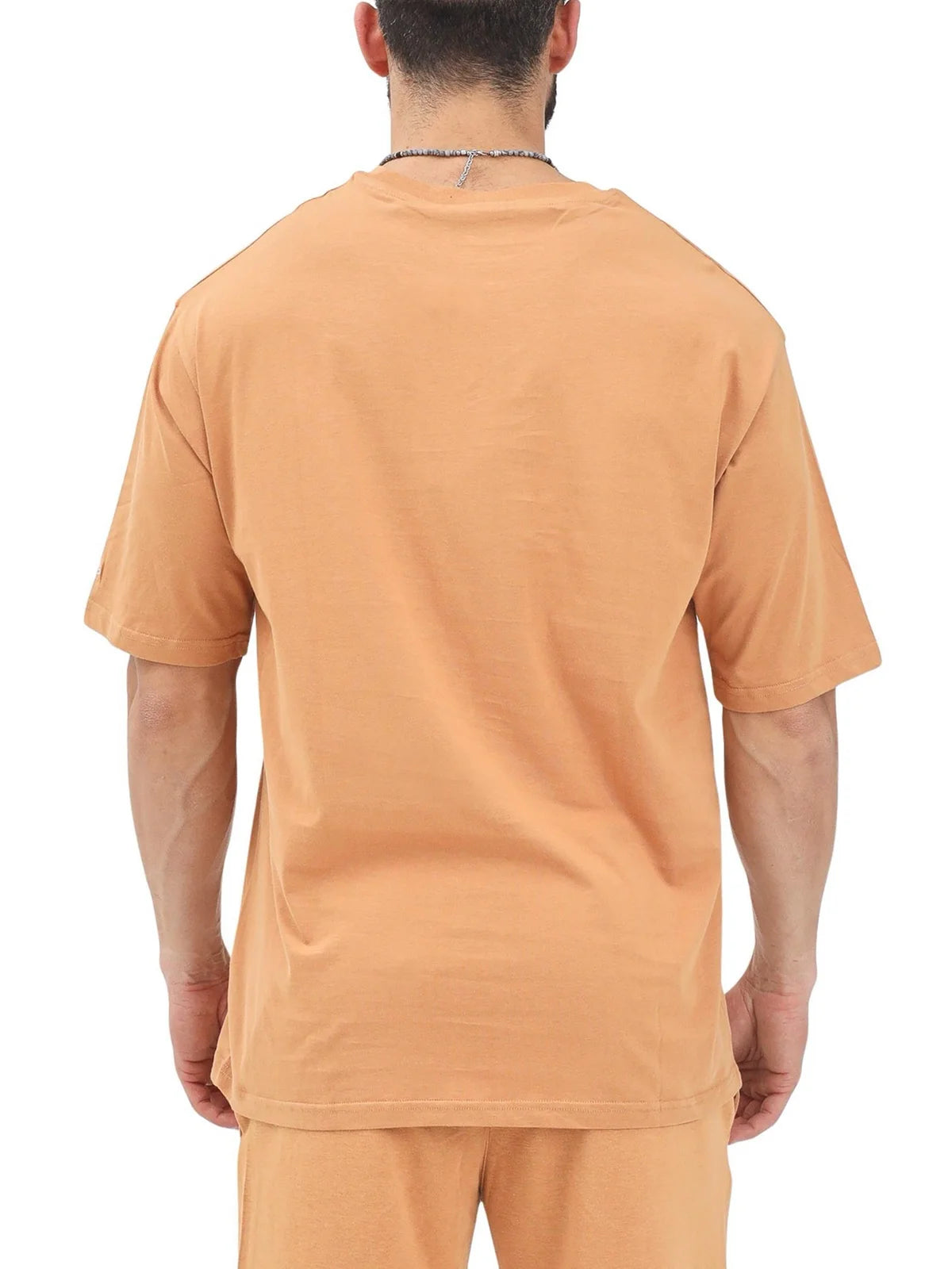 New Era T-shirt Uomo - Nero/Arancio