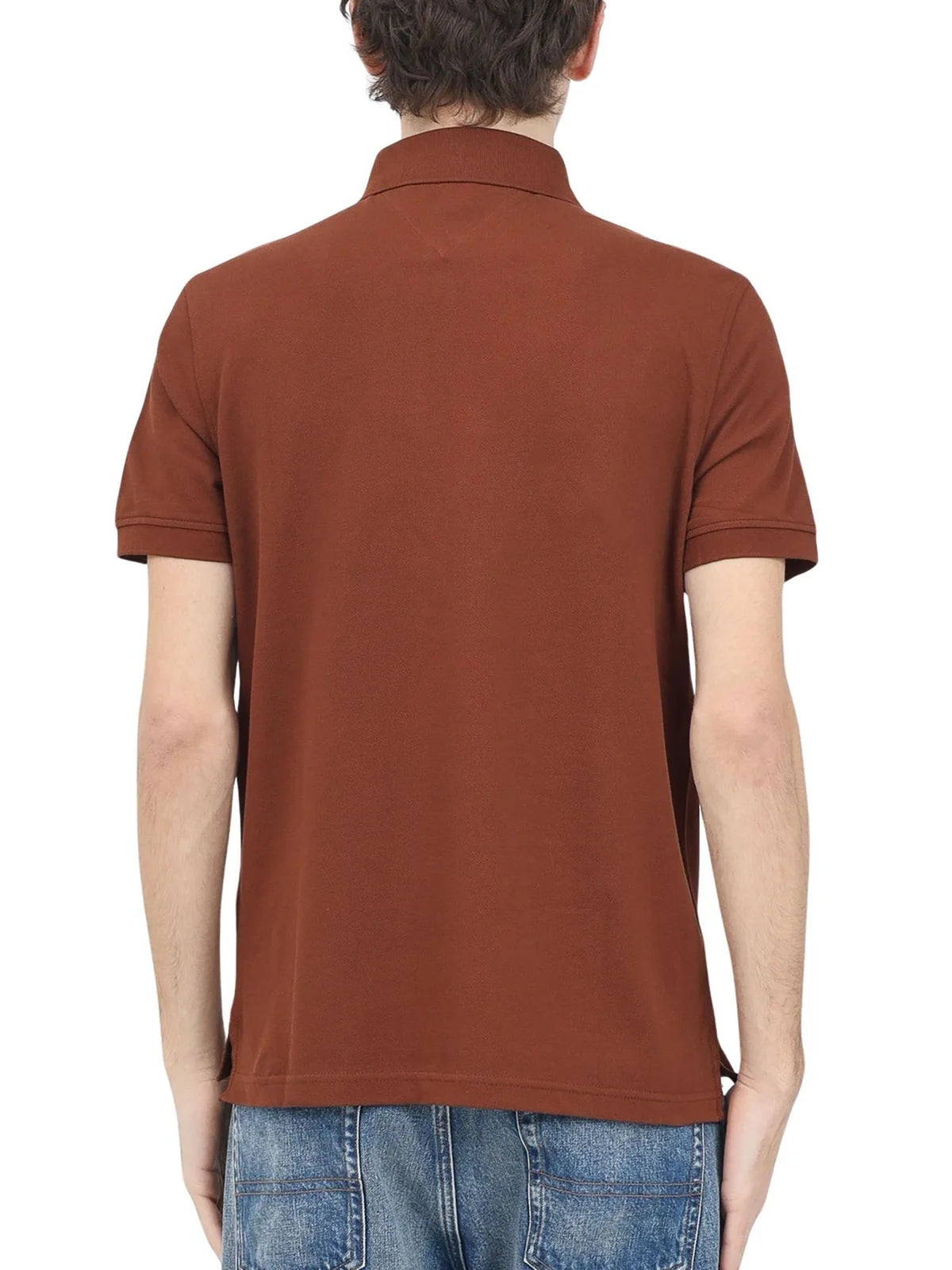 Tommy Hilfiger Polo Uomo - Marrone