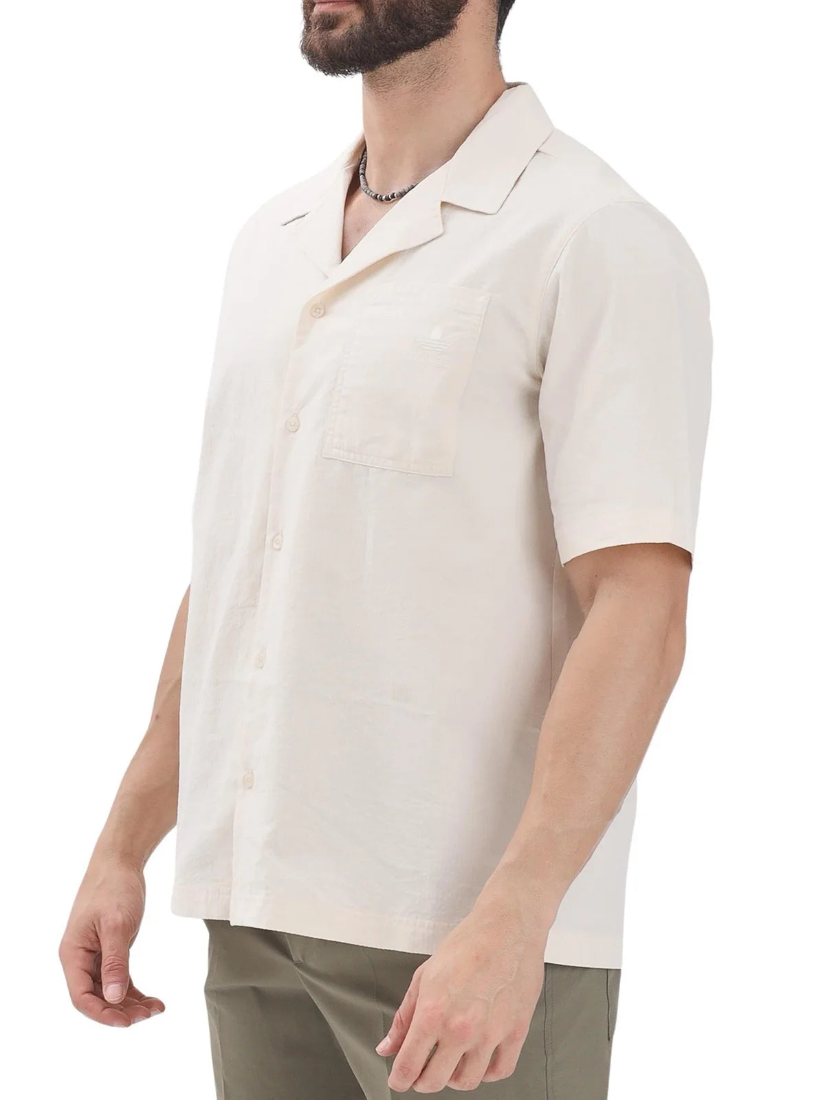 Adidas Camicia Cotone - Bianco
