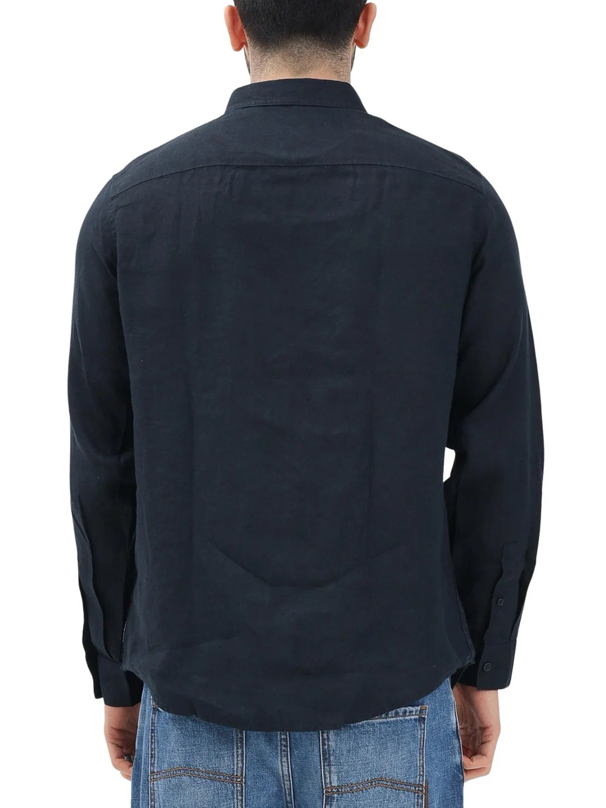 Armani Exchange Camicia in Lino - Multicolore